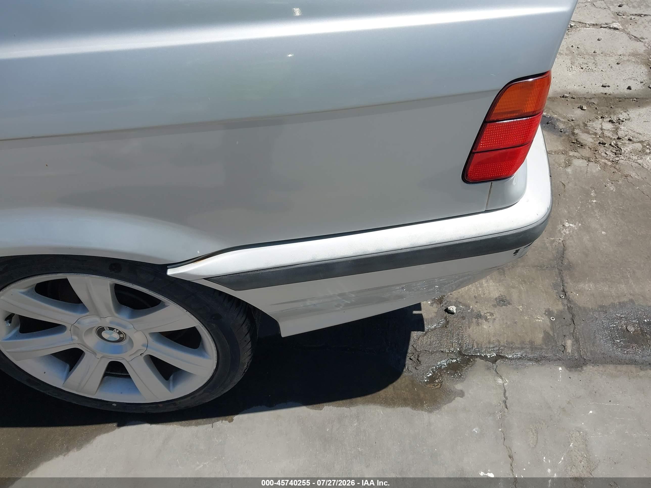 1998 Bmw 328i   Silver vin: WBACD4326WAV64600