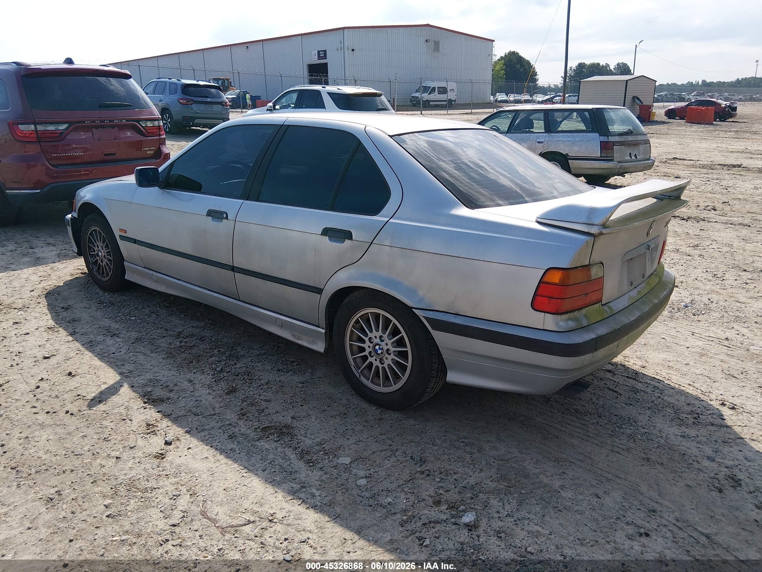 1997 Bmw 328i   Silver vin: WBACD4327VAV53233