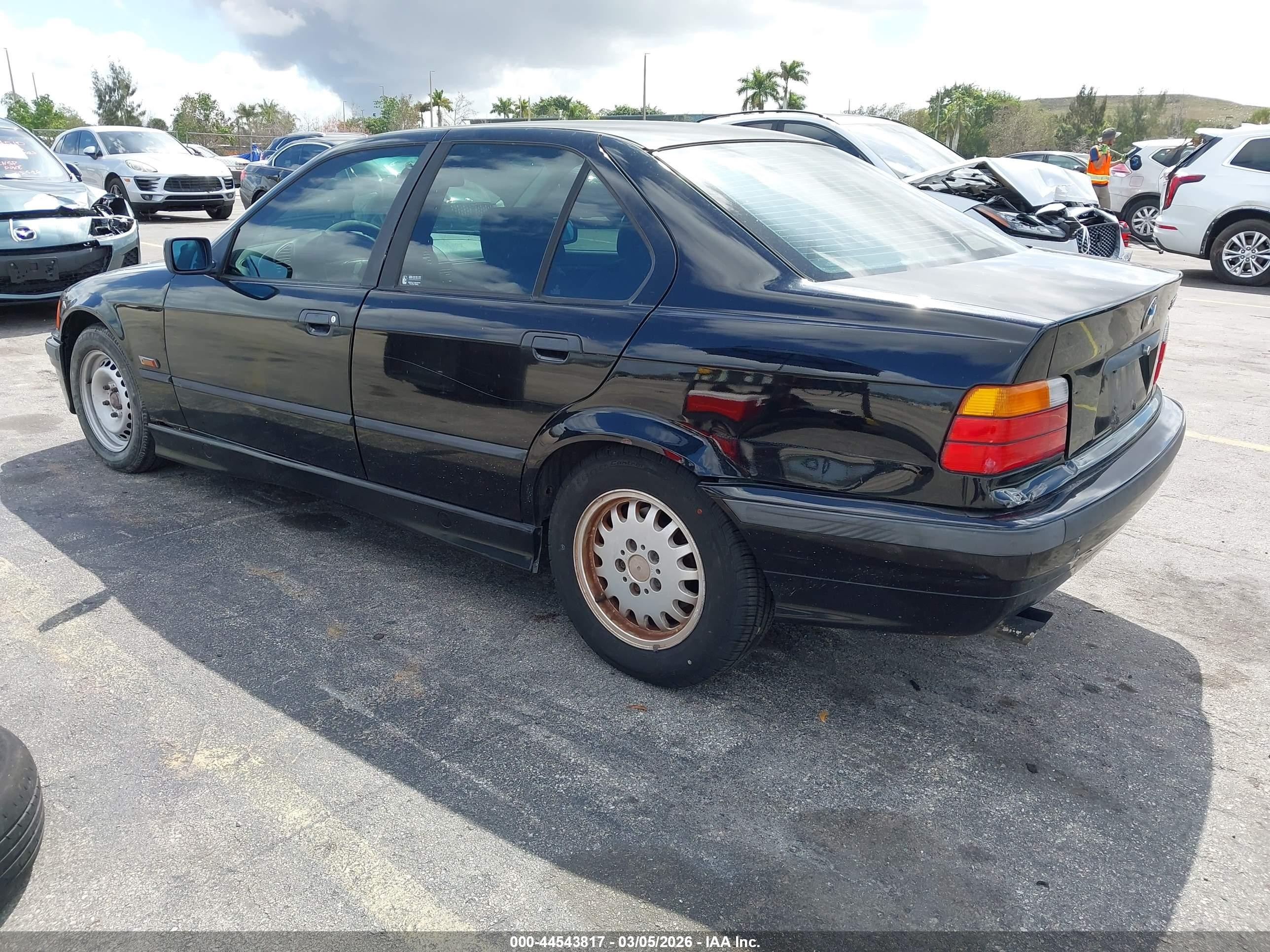 1996 Bmw 328 I Automatic Black vin: WBACD4328TAV41458