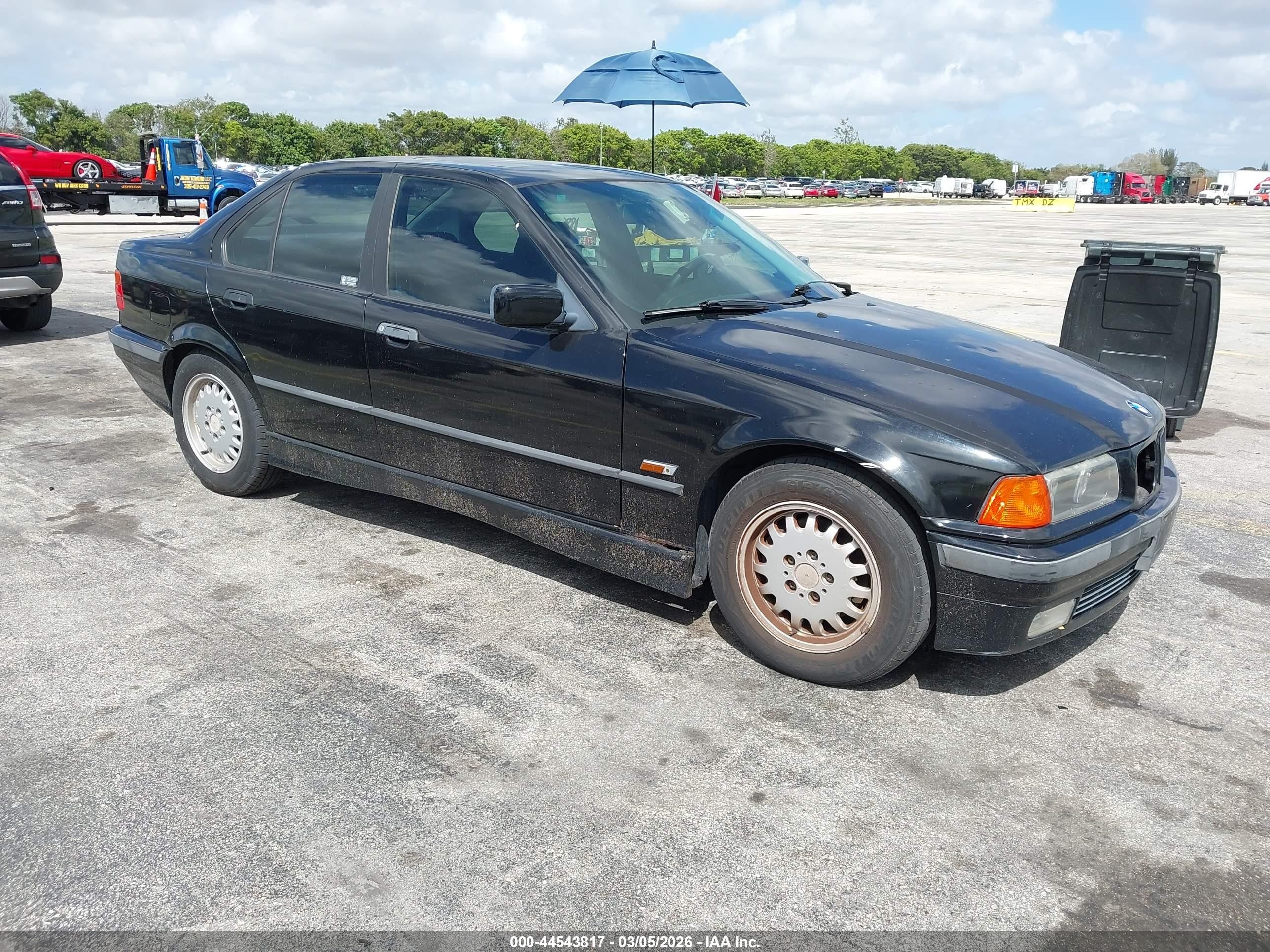 1996 Bmw 328 I Automatic Black vin: WBACD4328TAV41458