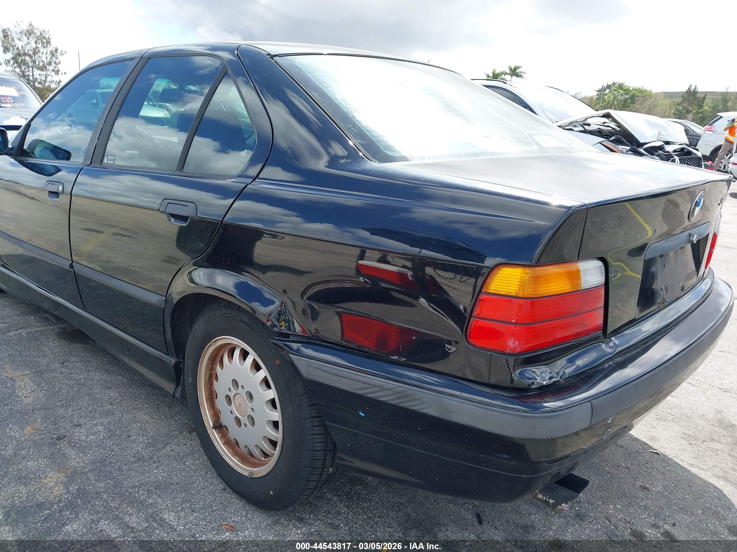 1996 Bmw 328 I Automatic Black vin: WBACD4328TAV41458