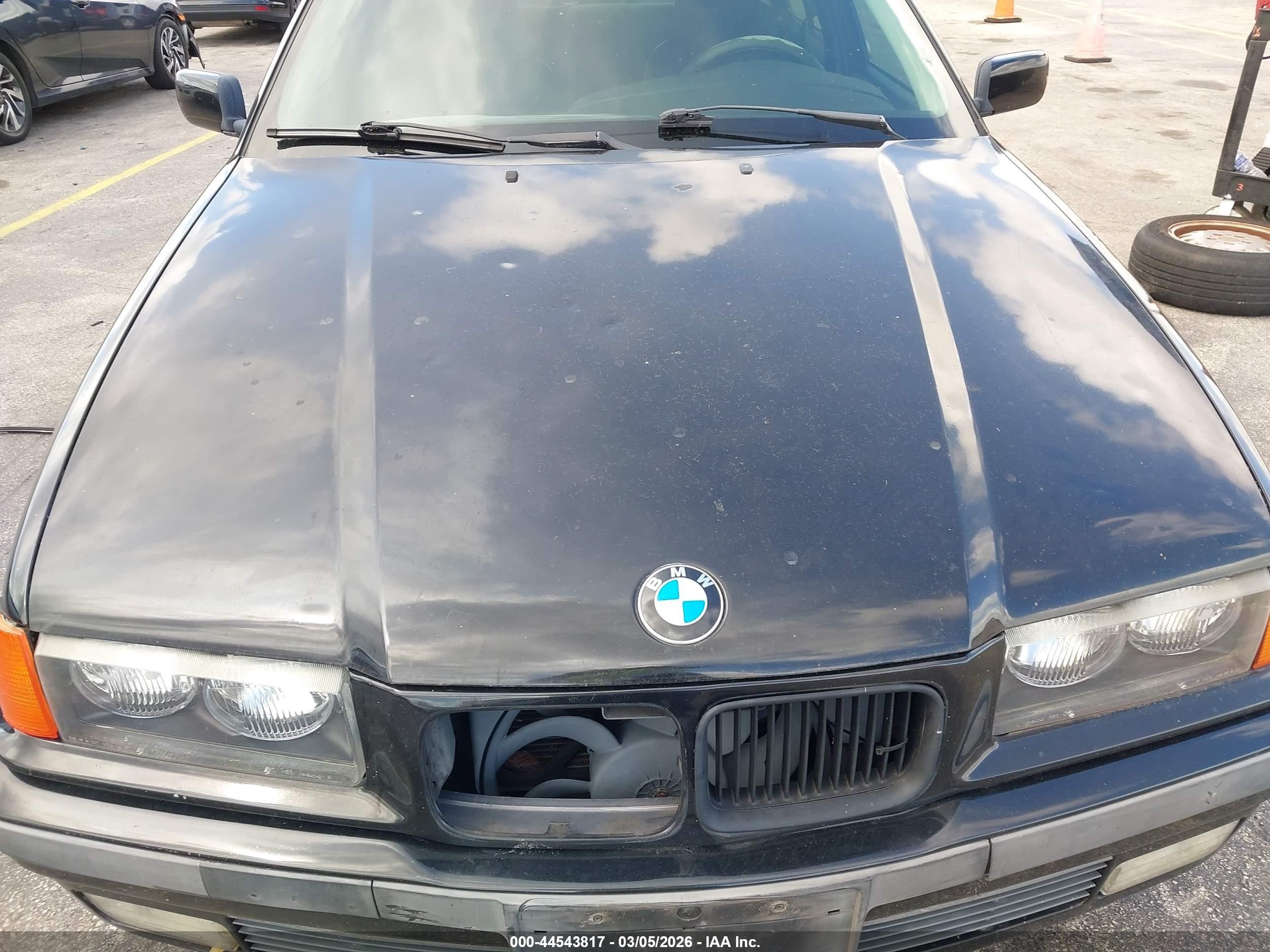 1996 Bmw 328 I Automatic Black vin: WBACD4328TAV41458