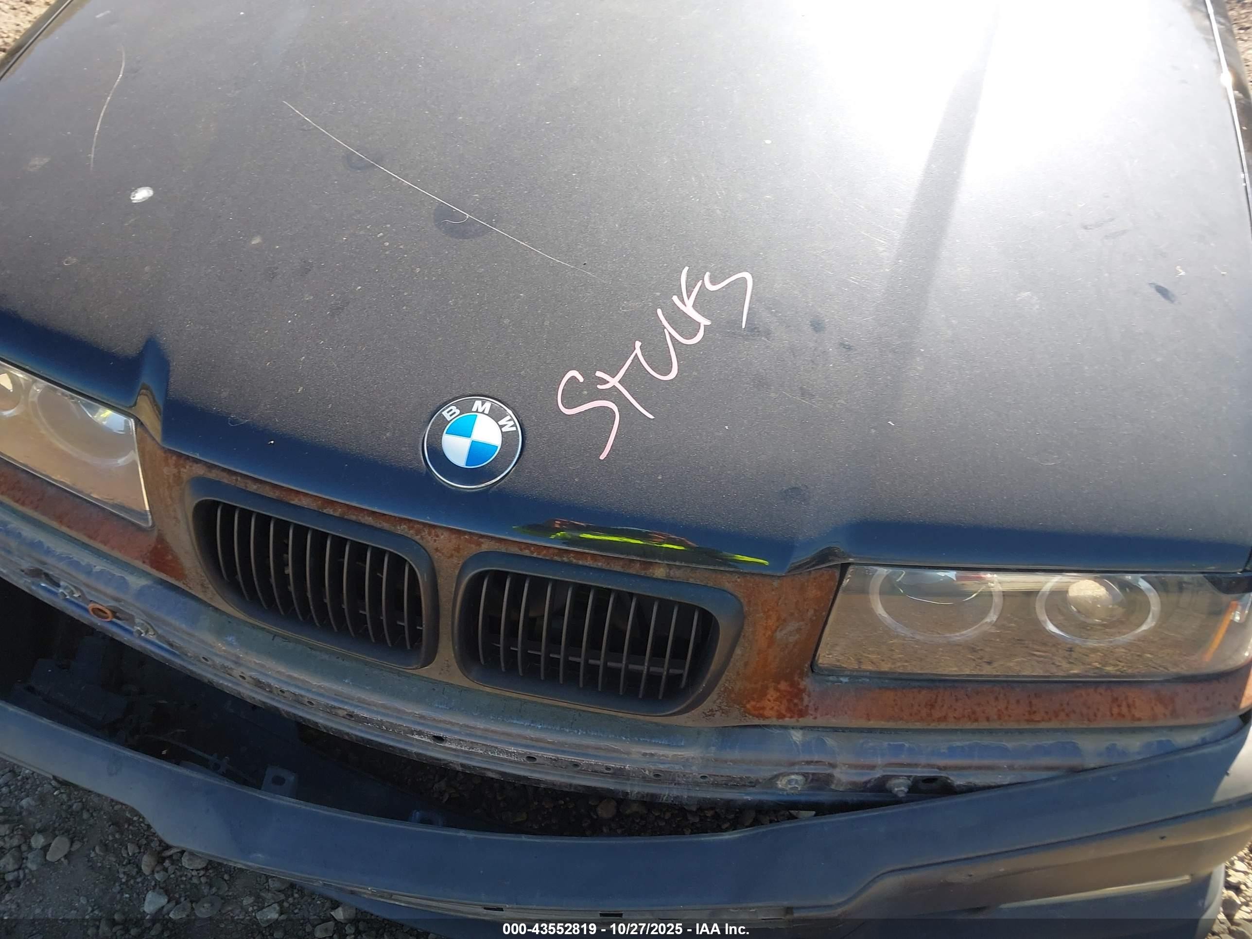 1997 Bmw 328i   Black vin: WBACD4328VAV53855