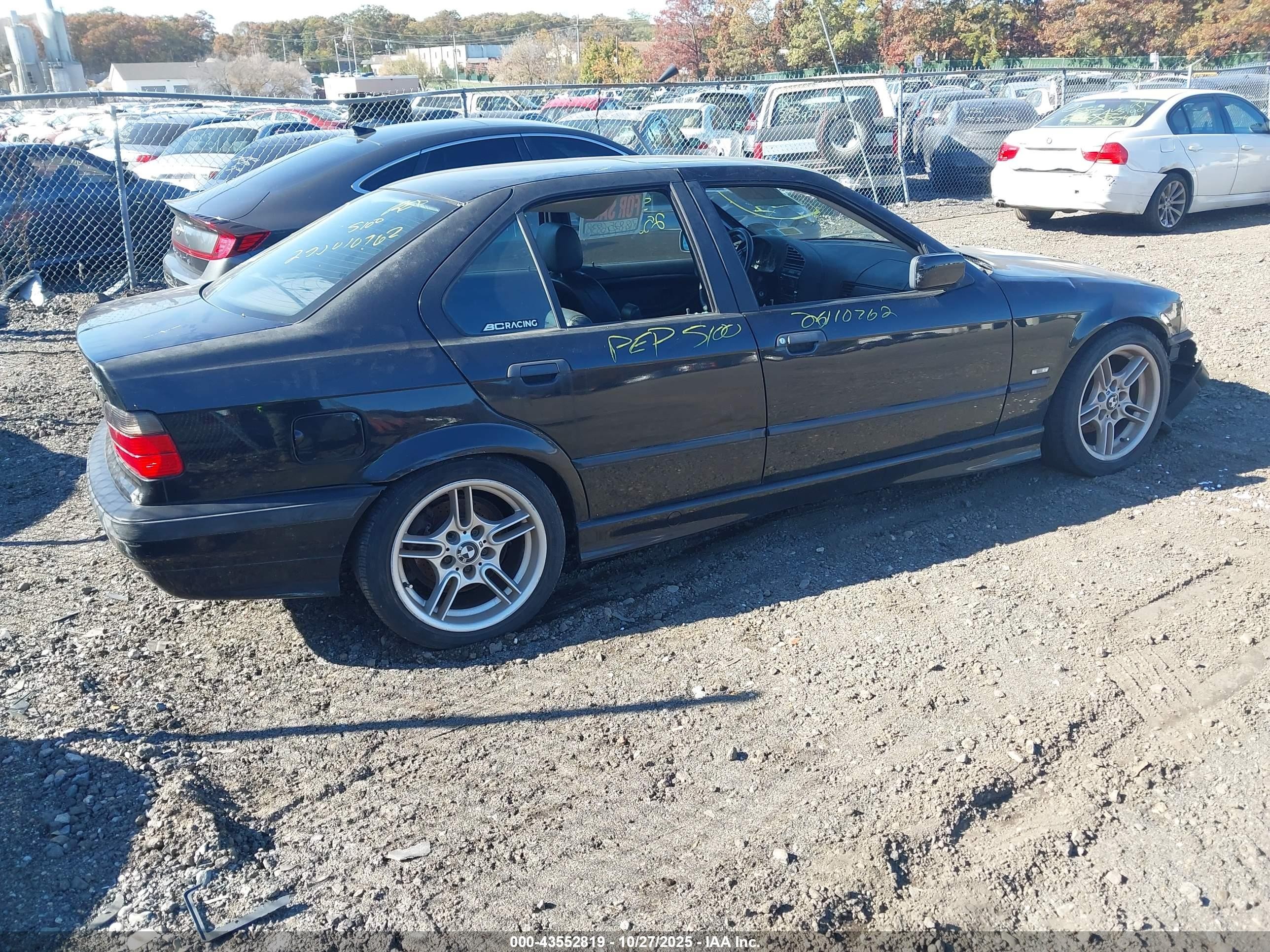 1997 Bmw 328i   Black vin: WBACD4328VAV53855