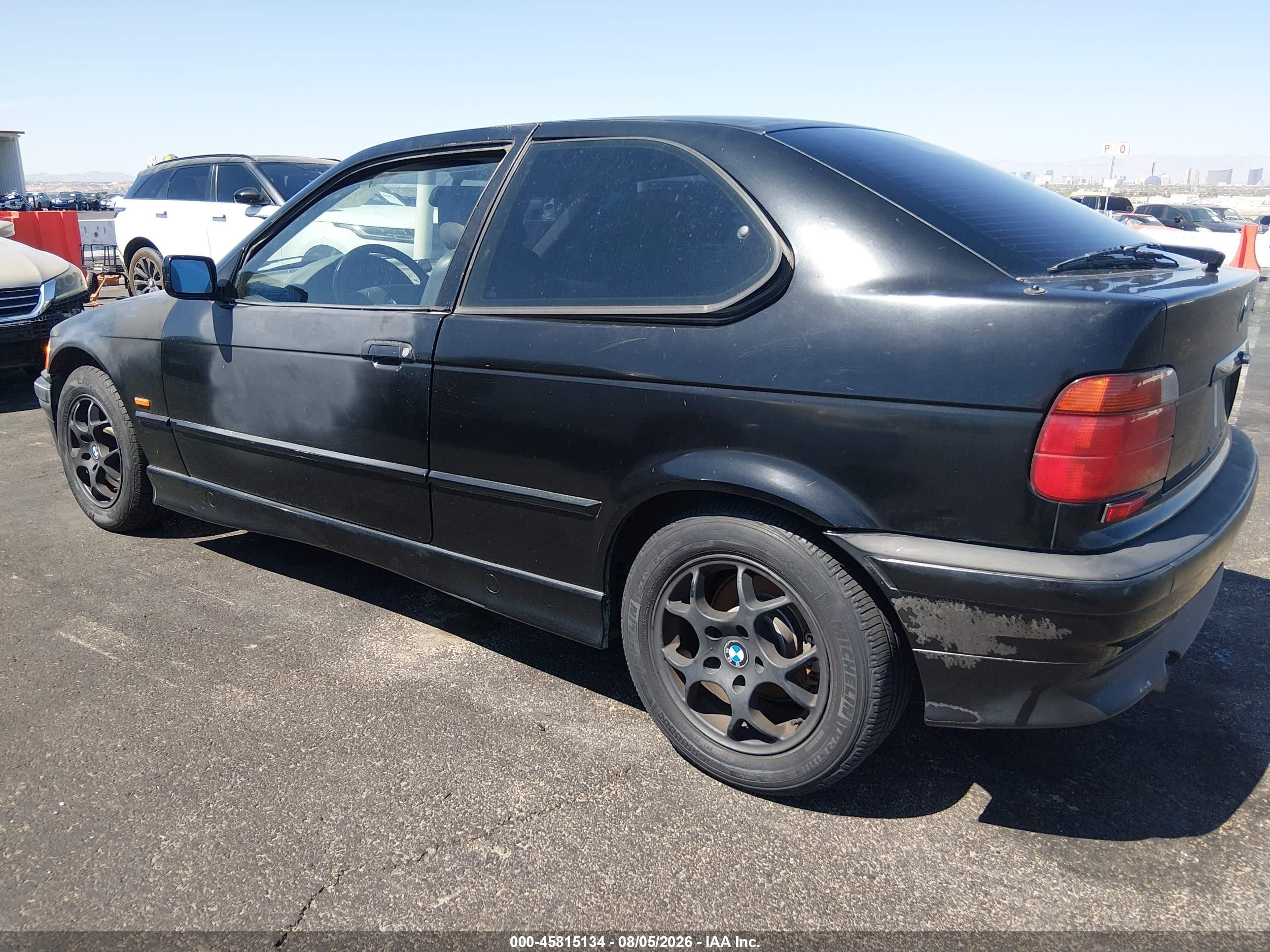 1997 Bmw 318ti Black vin: WBACG7324VAS97805