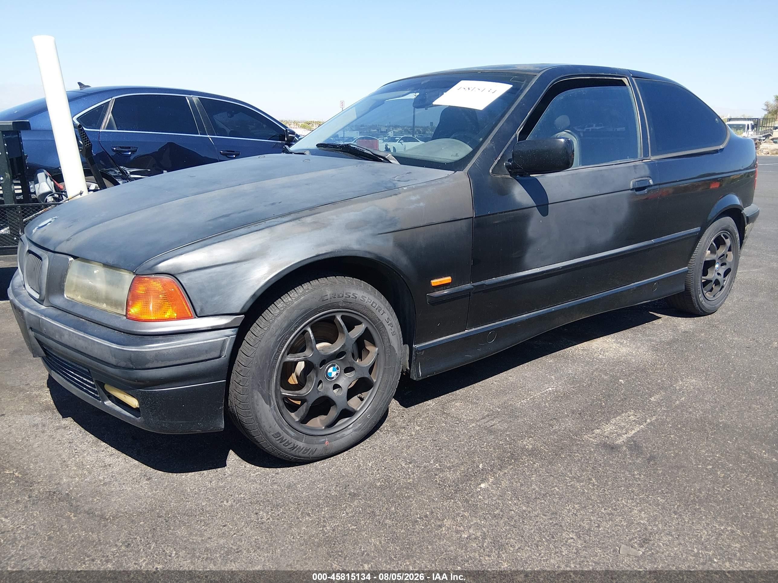 1997 Bmw 318ti Black vin: WBACG7324VAS97805
