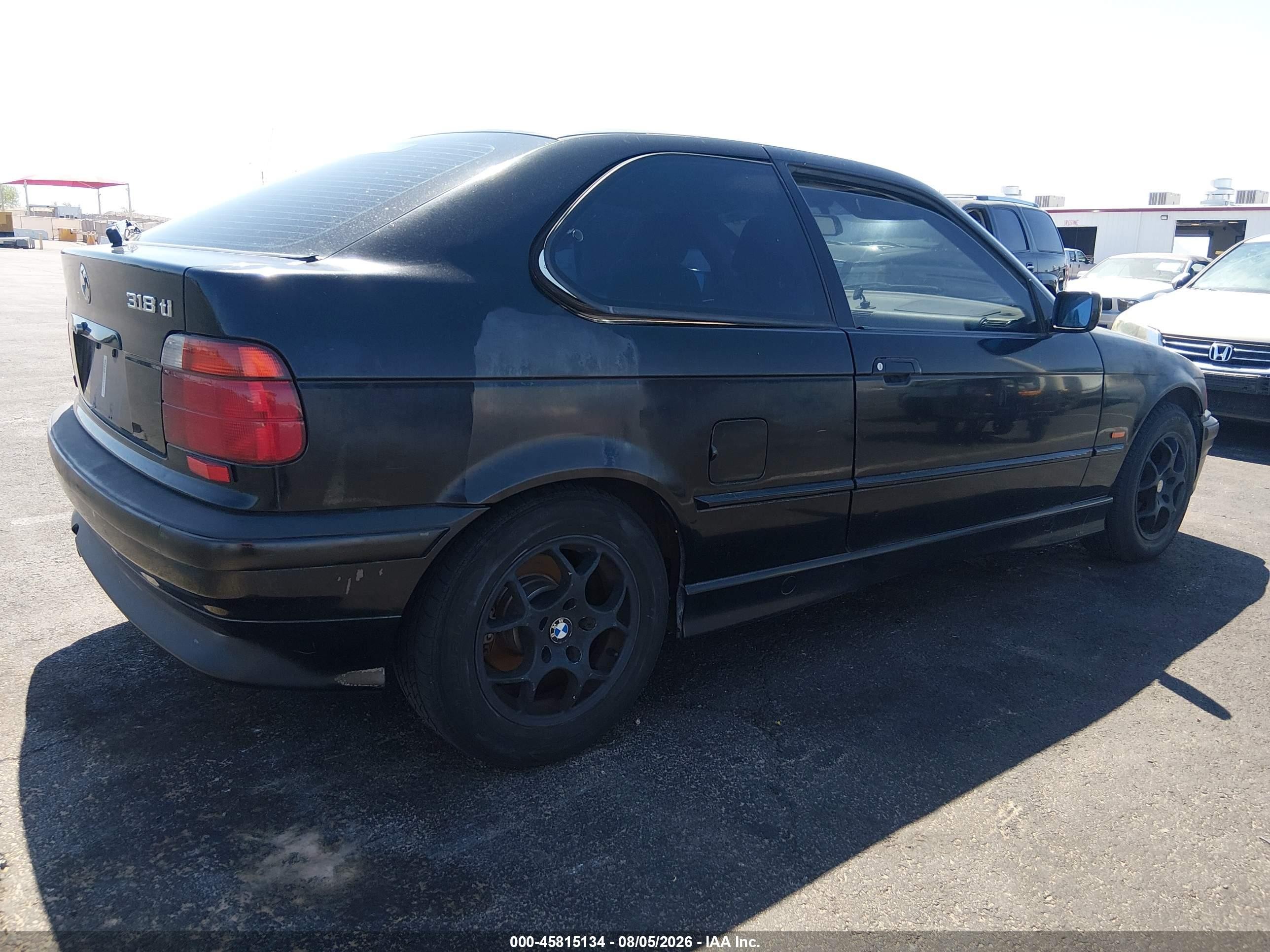 1997 Bmw 318ti Black vin: WBACG7324VAS97805