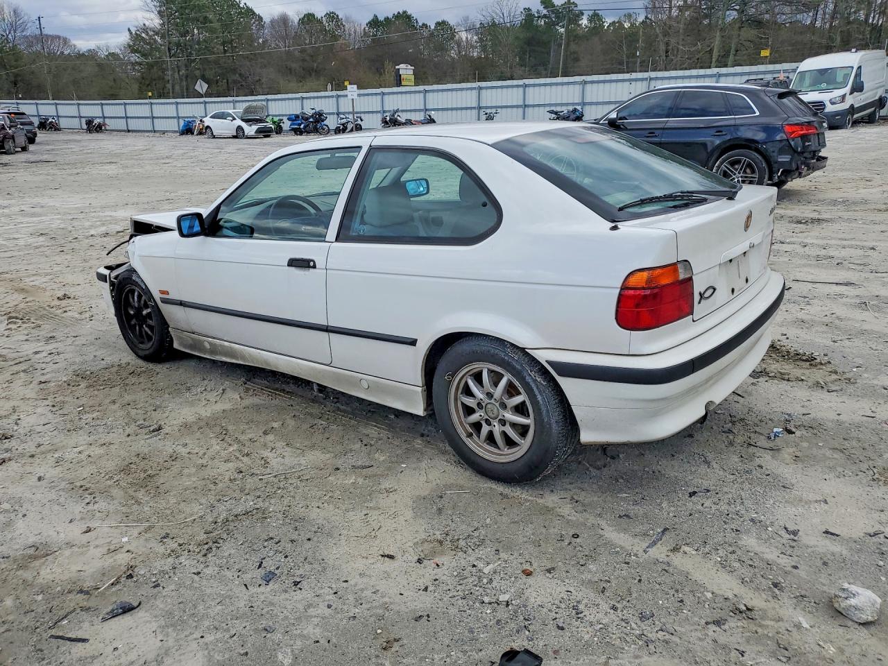 1997 Bmw 318 Ti Automatic White vin: WBACG8321VAU39243