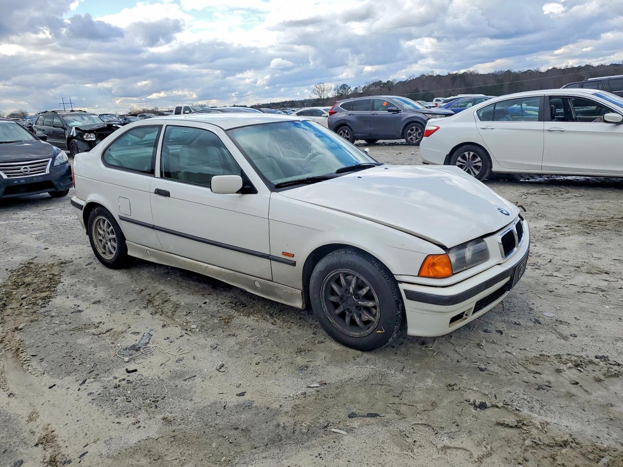 1997 Bmw 318 Ti Automatic White vin: WBACG8321VAU39243