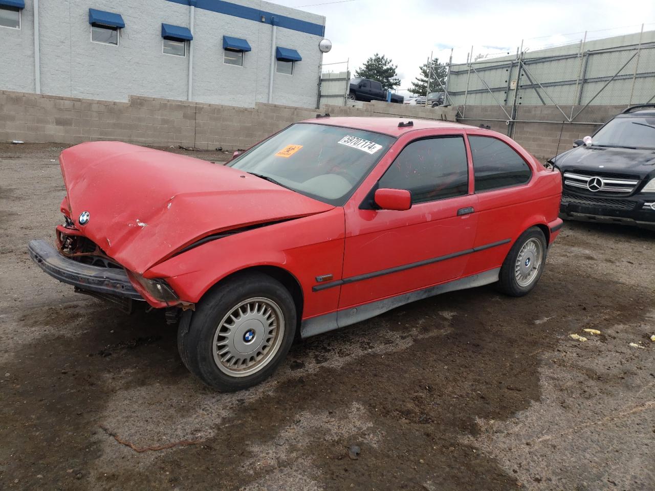 1996 Bmw 318 Ti Automatic Красный vin: WBACG8324TAU37130