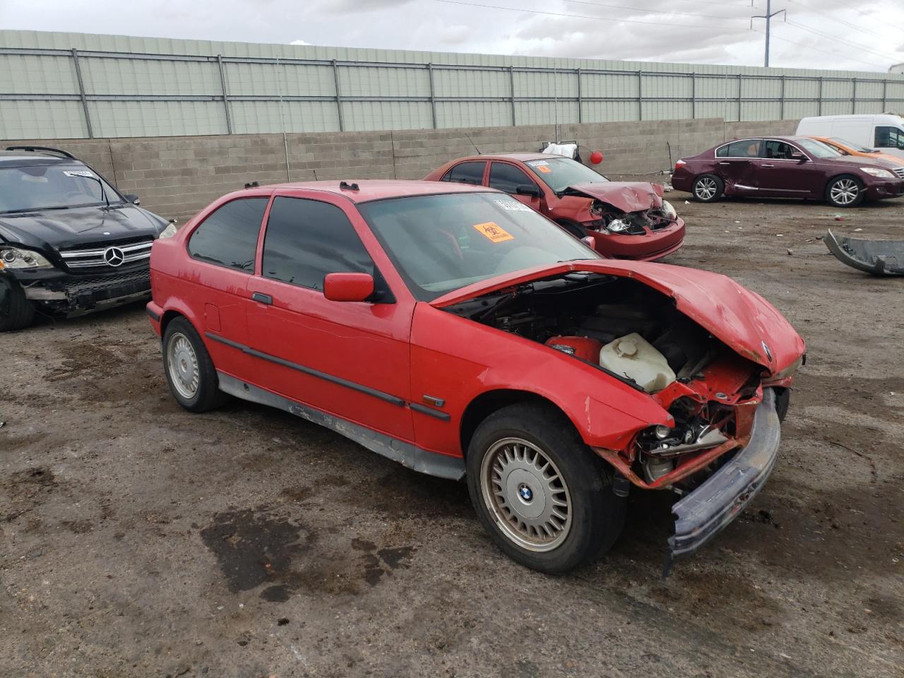 1996 Bmw 318 Ti Automatic Красный vin: WBACG8324TAU37130