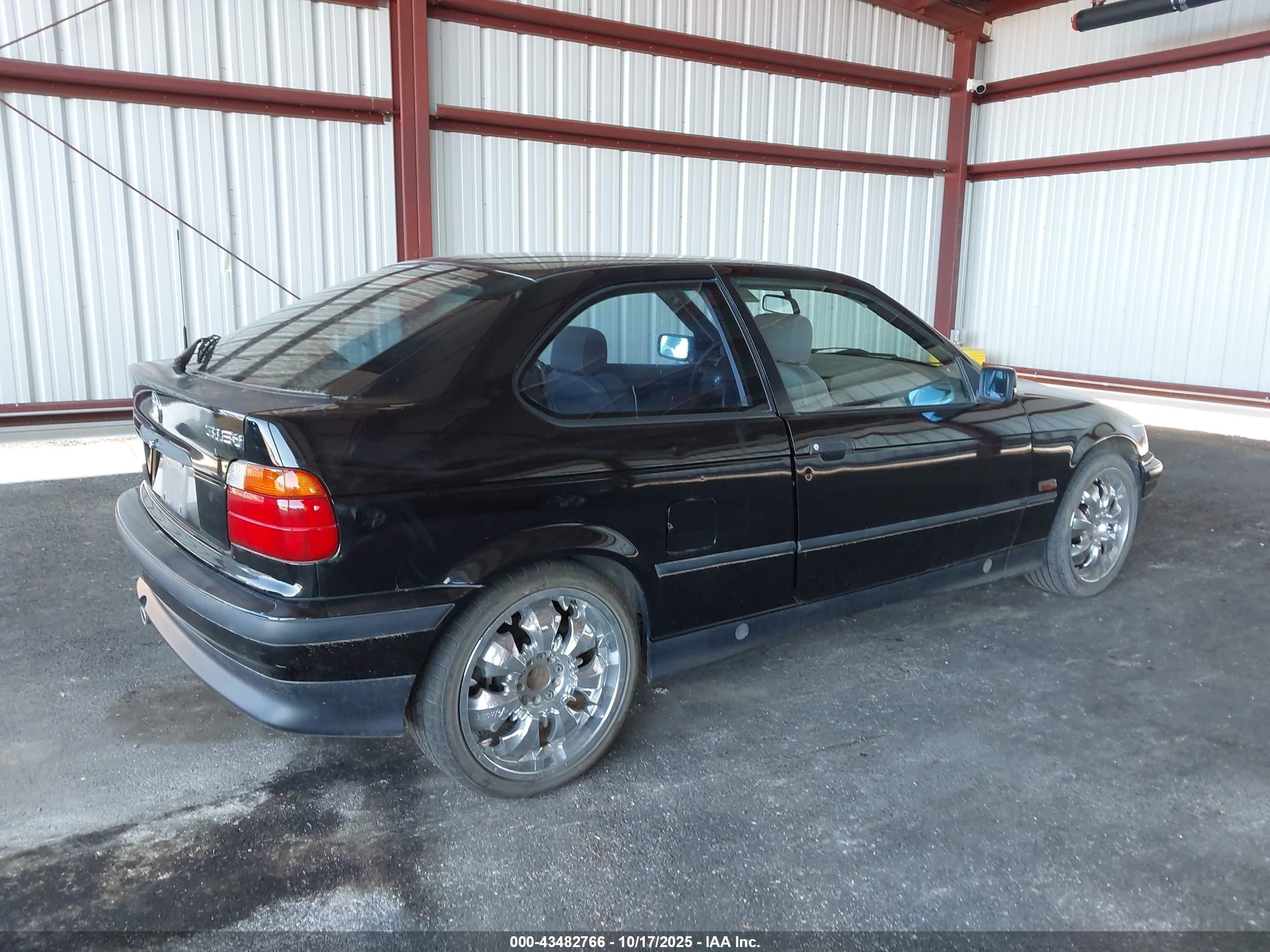 1996 Bmw 318 Ti Automatic Black vin: WBACG8328TAU36109