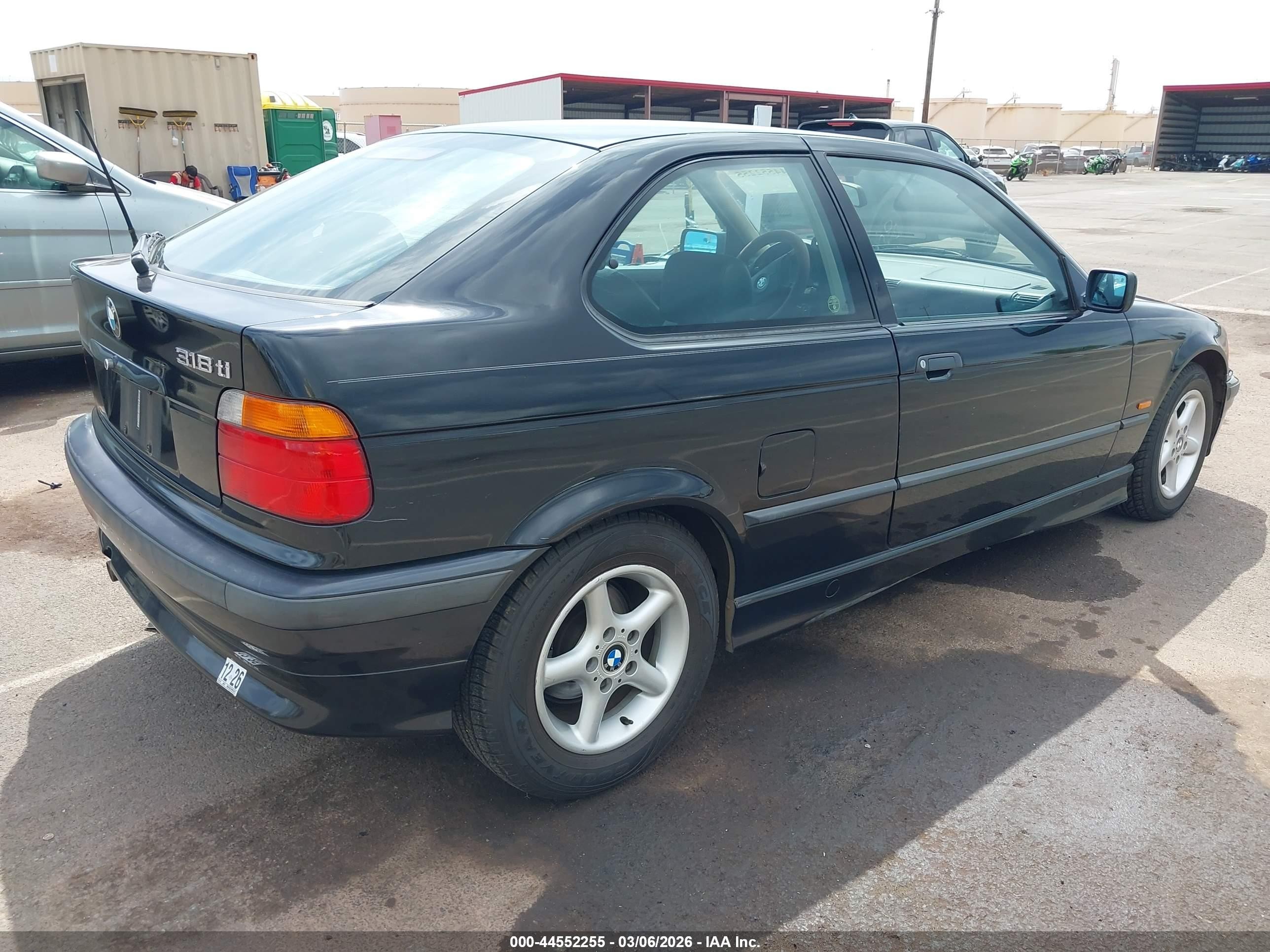 1998 Bmw 318ti   Black vin: WBACG8329WKC82821