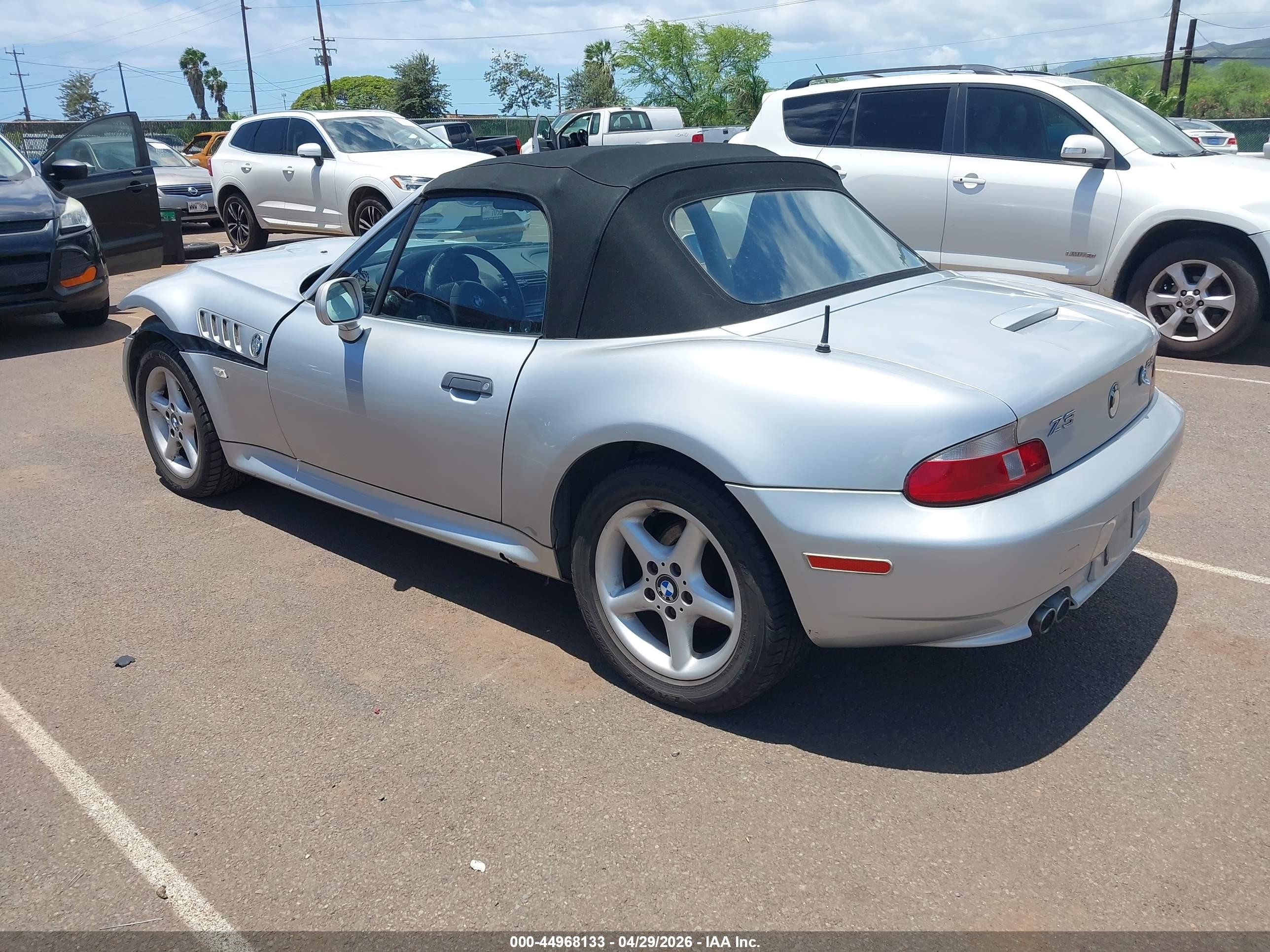 2000 Bmw Z3 2.8 Silver vin: WBACH3342YLF44080