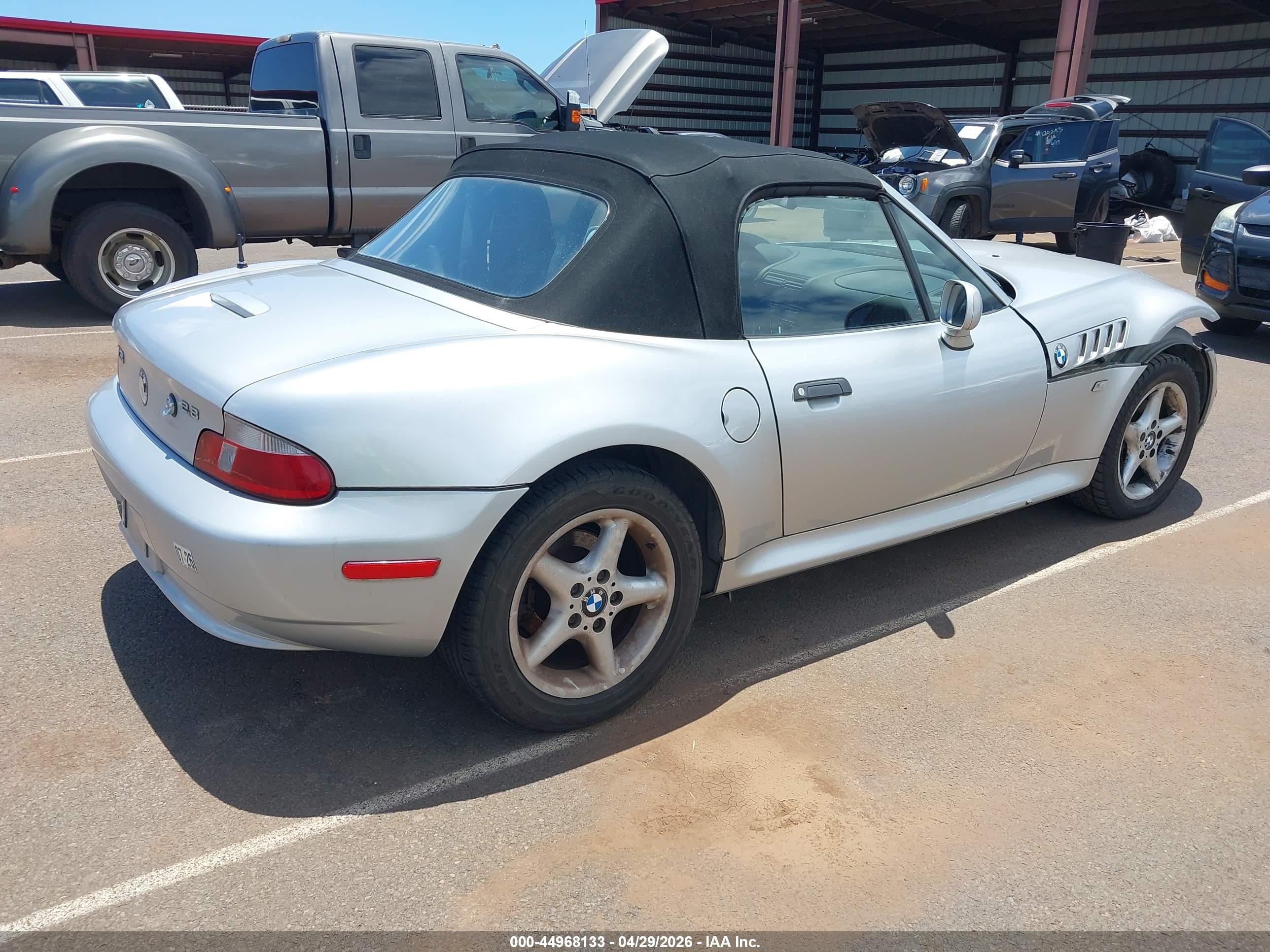 2000 Bmw Z3 2.8 Silver vin: WBACH3342YLF44080