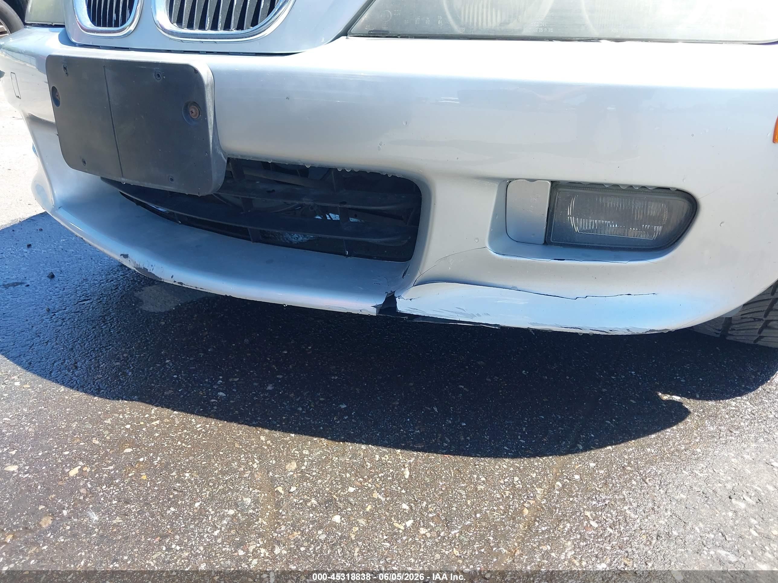 2000 Bmw Z3 2.8 Серебряный vin: WBACH3343YLF71904