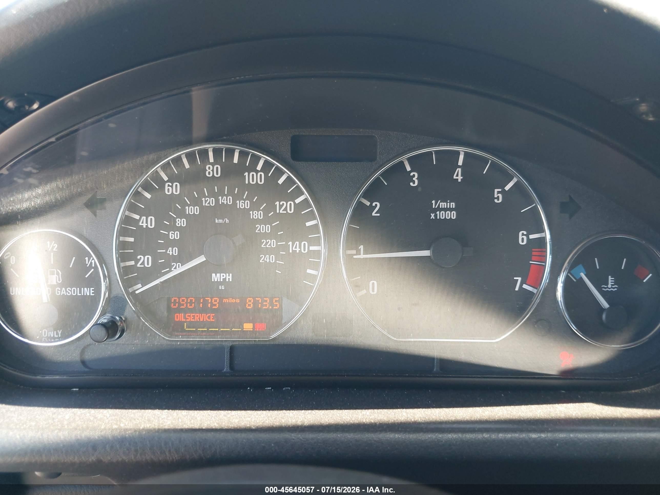 2000 Bmw Z3 2.8 Gray vin: WBACH3348YLF71963