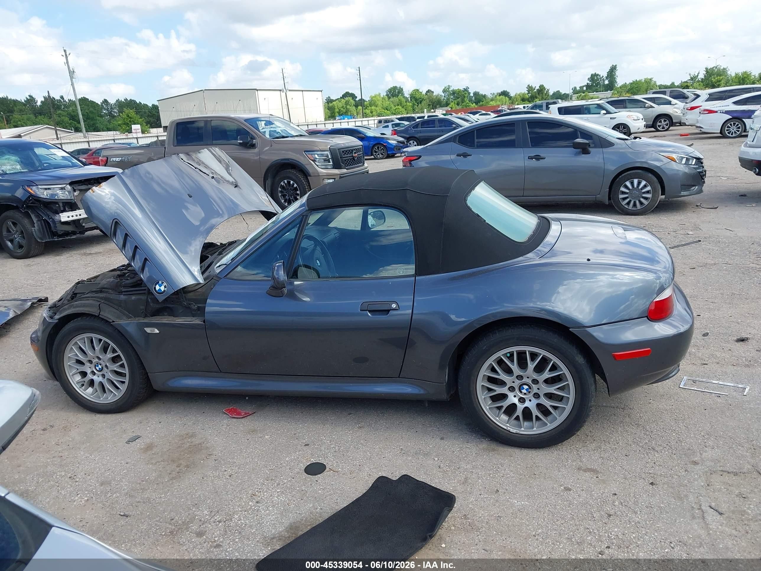 2000 Bmw Z3 2.8 Синий vin: WBACH3349YLF72006