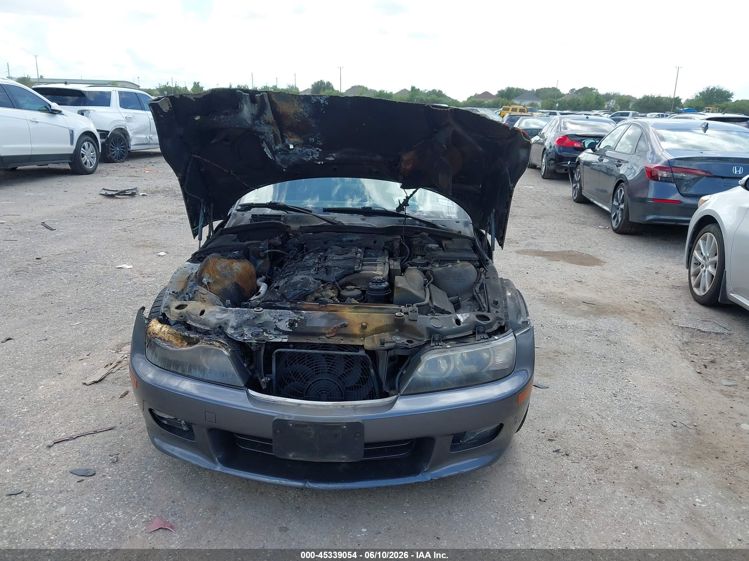 2000 Bmw Z3 2.8 Синий vin: WBACH3349YLF72006