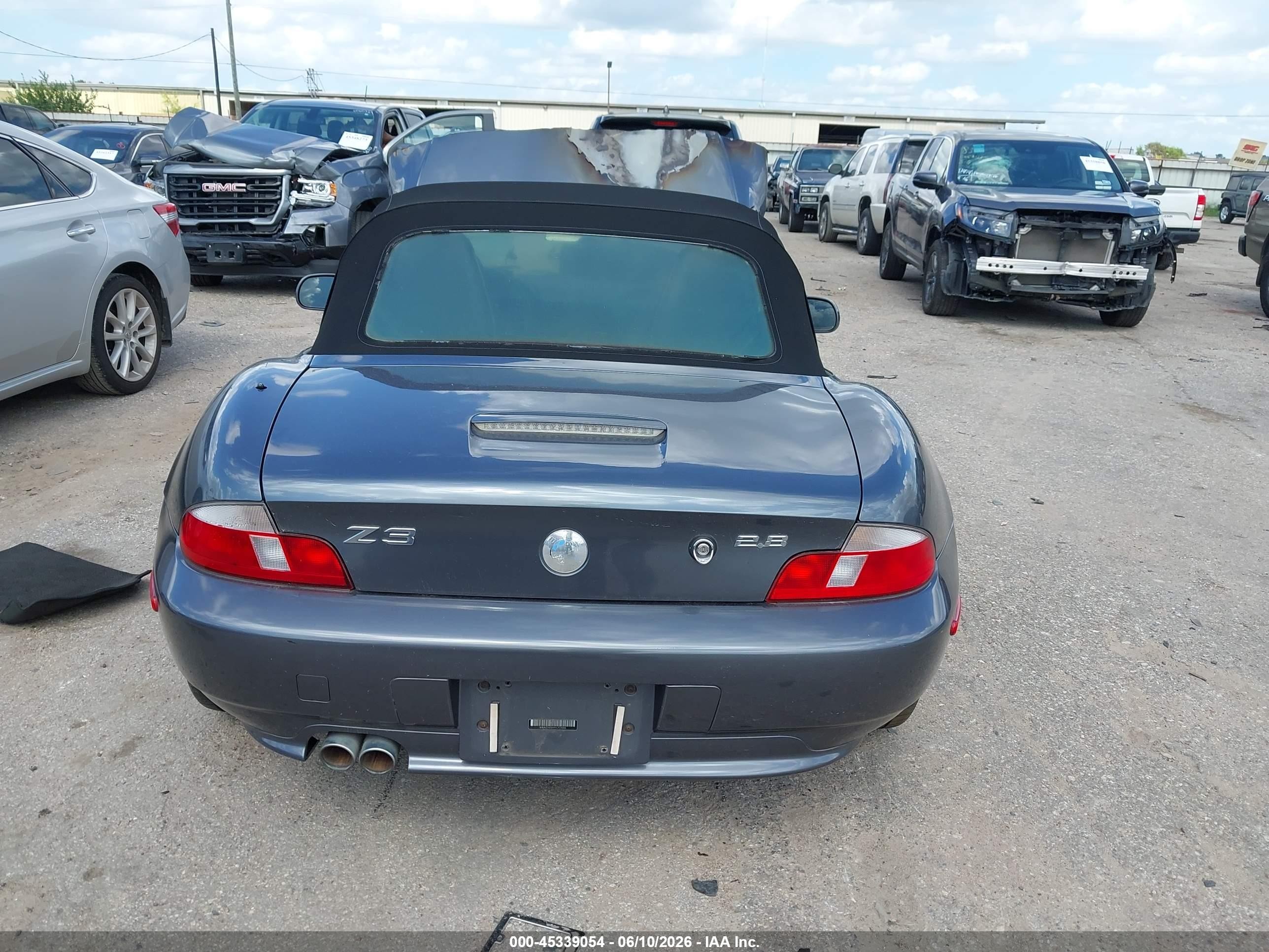 2000 Bmw Z3 2.8 Синий vin: WBACH3349YLF72006