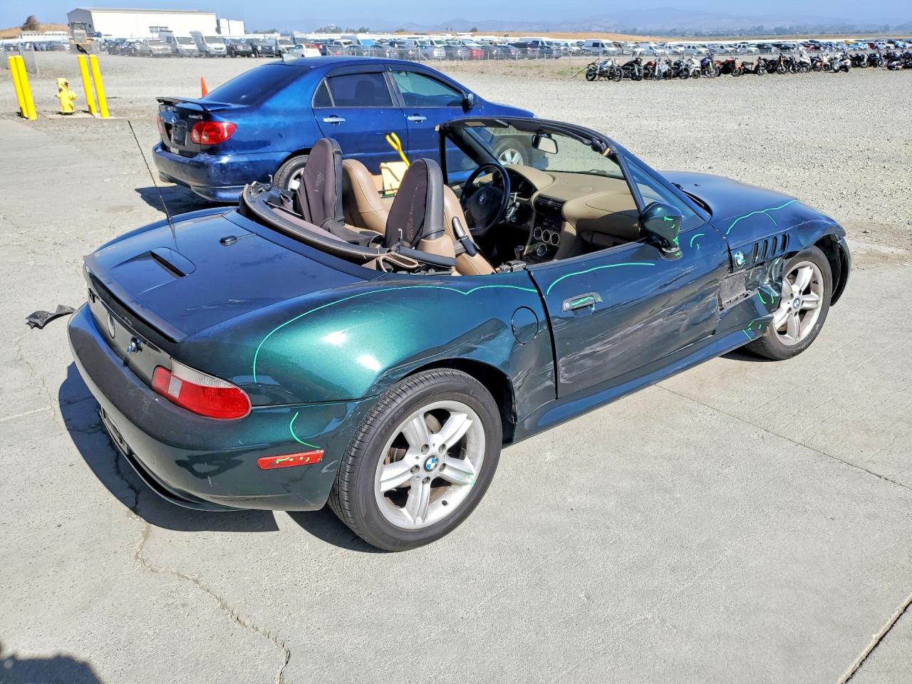 2000 Bmw Z3 2.3 Green vin: WBACH9342YLF91984