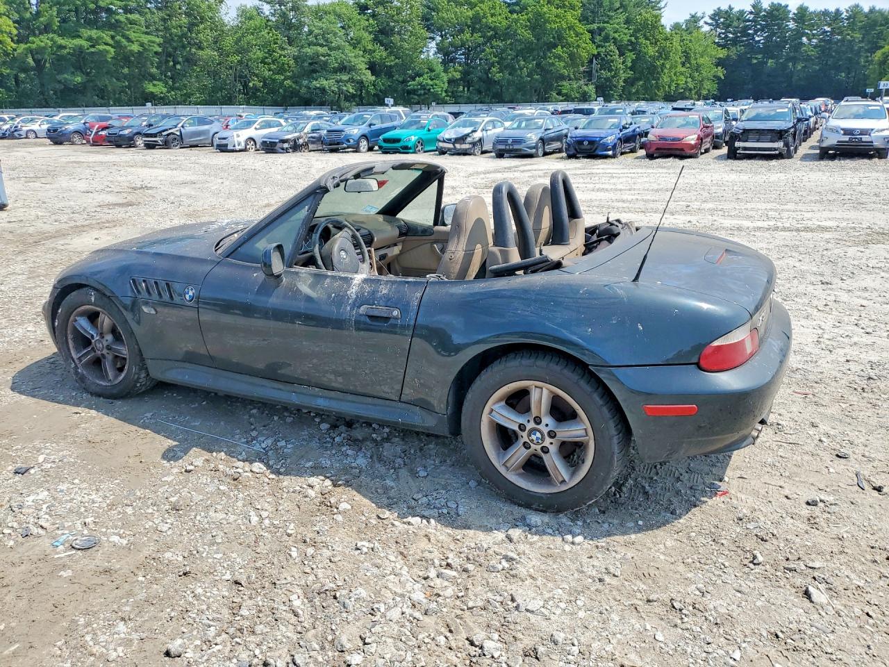 2000 Bmw Z3 2.3 Gray vin: WBACH9343YLF89676