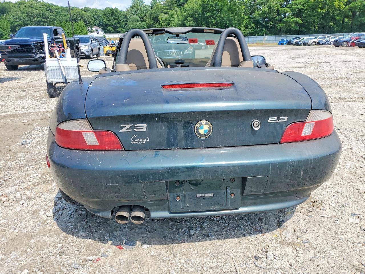 2000 Bmw Z3 2.3 Gray vin: WBACH9343YLF89676