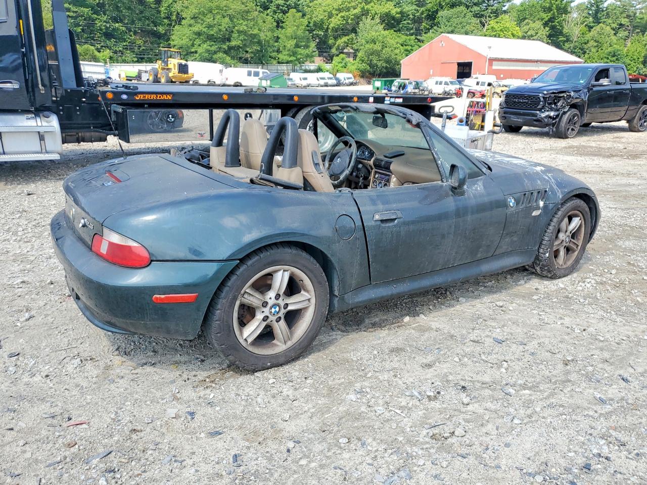 2000 Bmw Z3 2.3 Gray vin: WBACH9343YLF89676