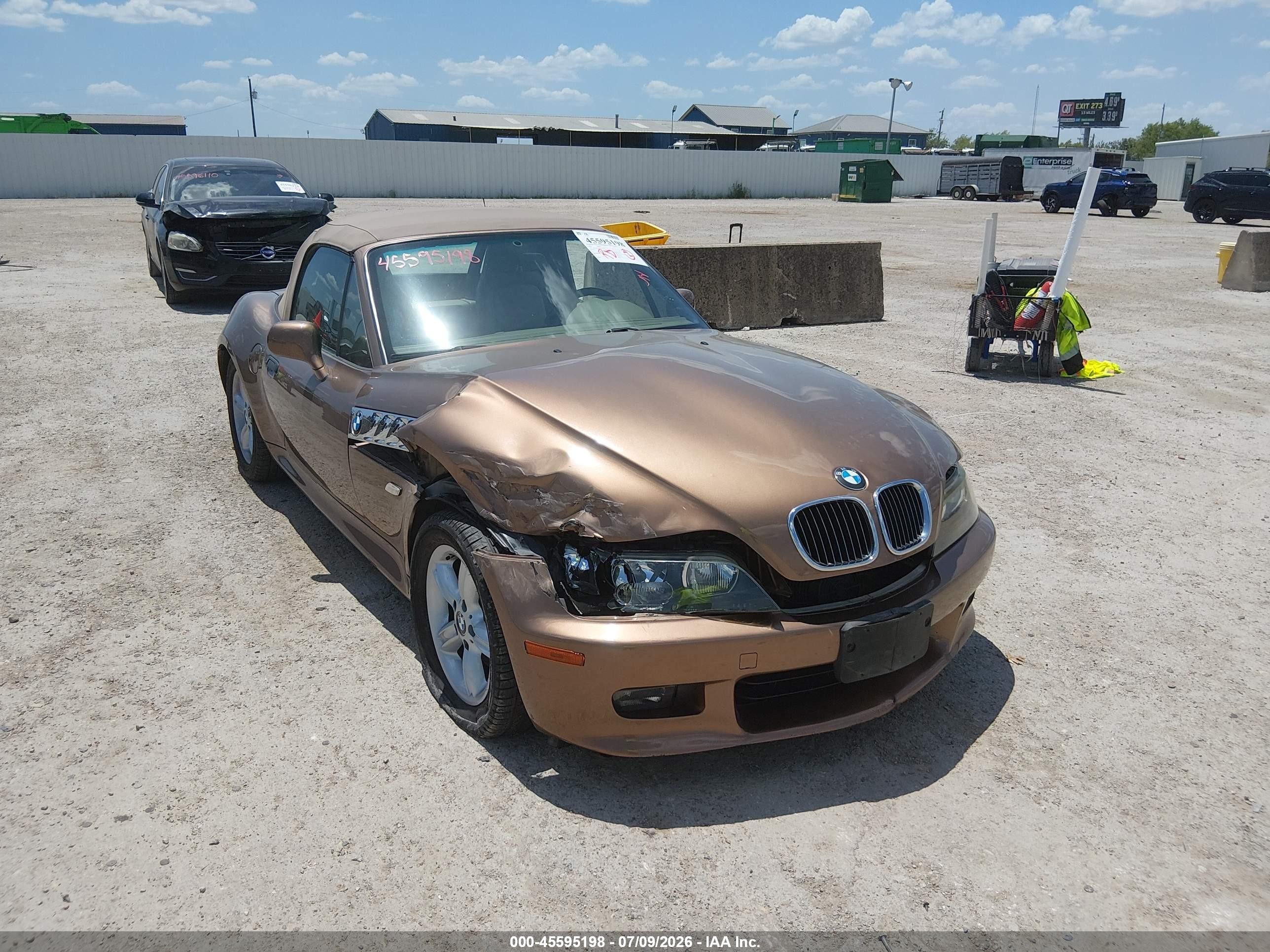 2000 Bmw Z3 2.3 Коричневый vin: WBACH9348YLG05709