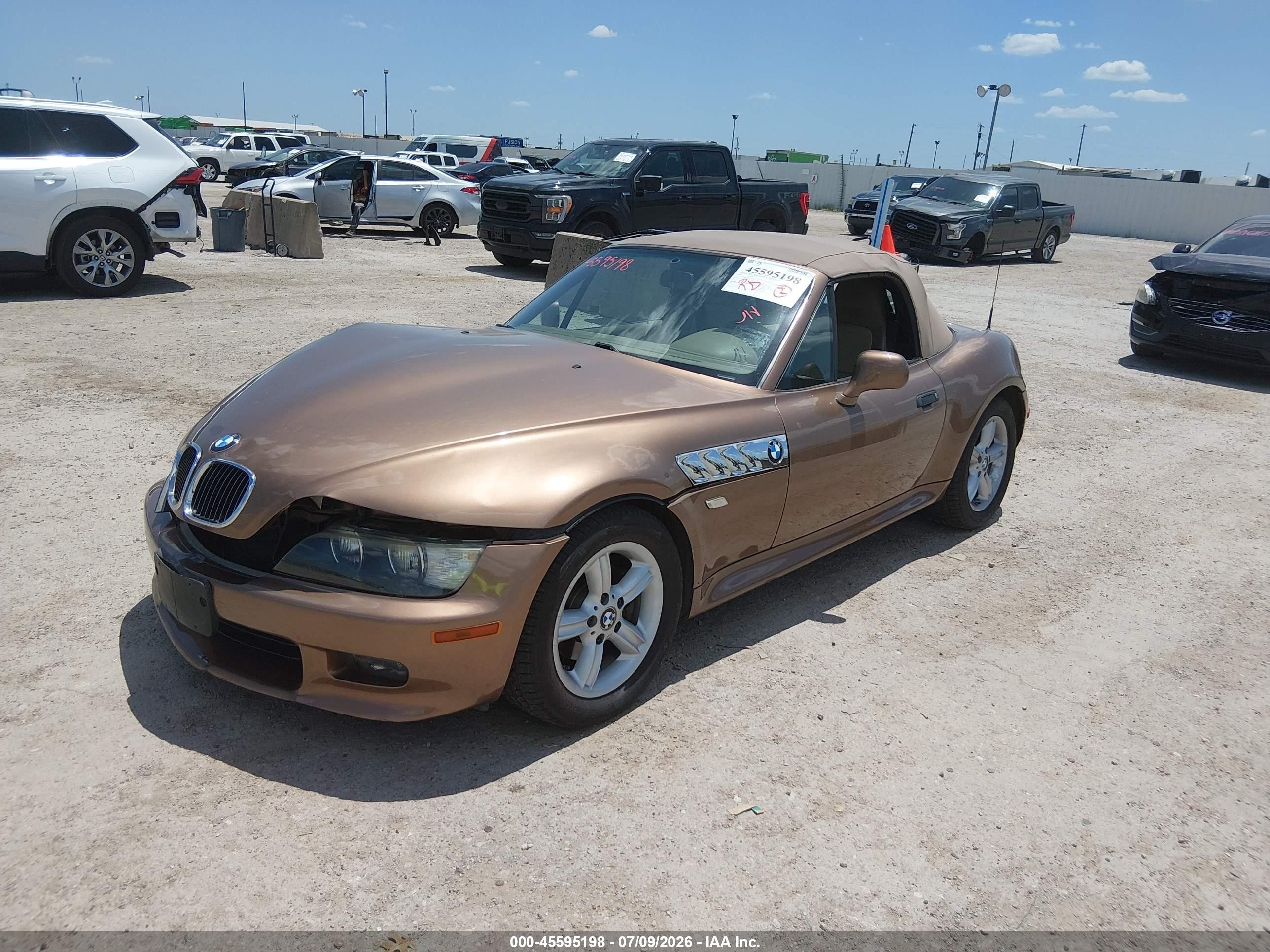 2000 Bmw Z3 2.3 Коричневый vin: WBACH9348YLG05709