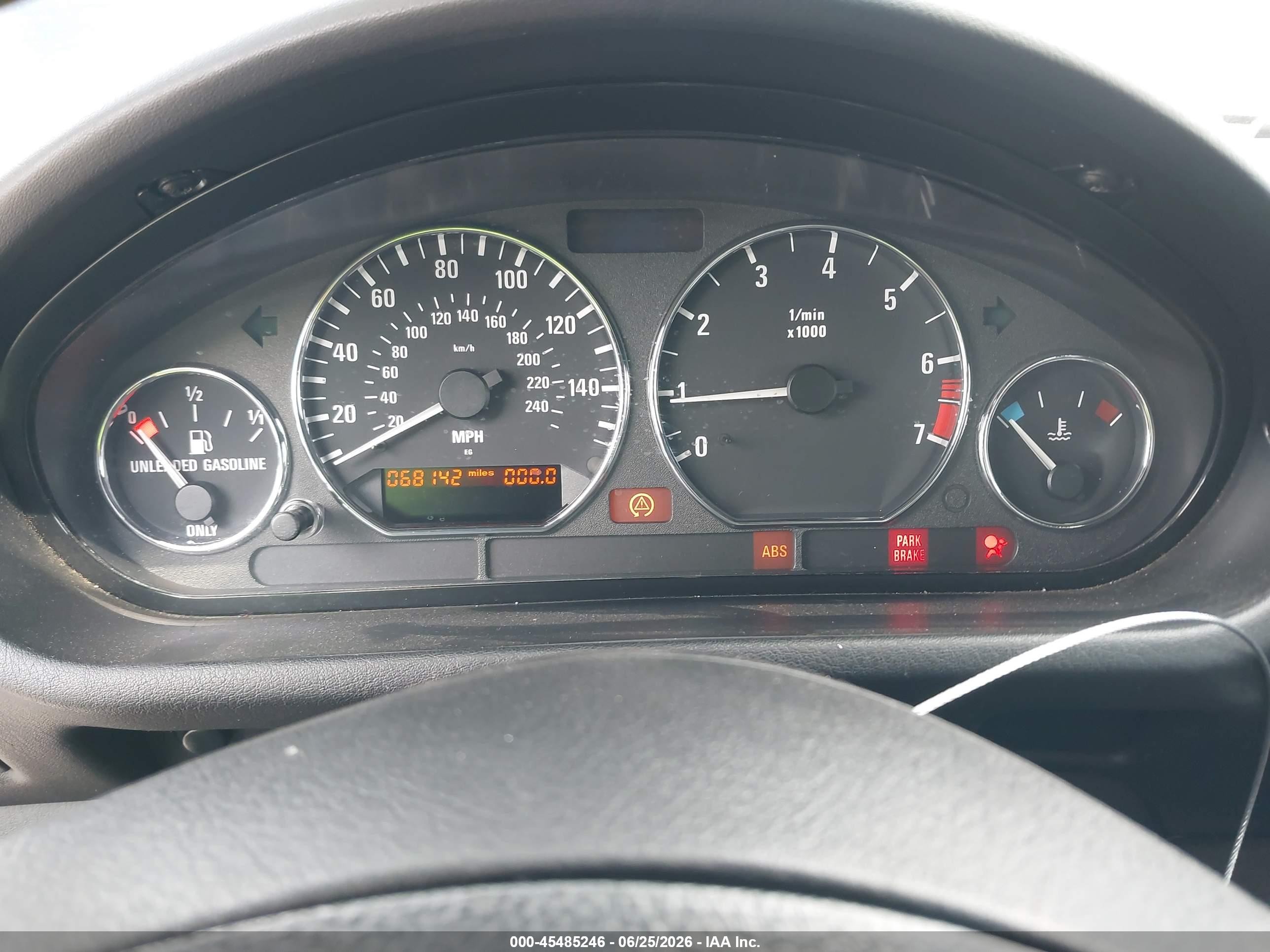 2000 Bmw Z3 2.3 Черный vin: WBACH9348YLM91000