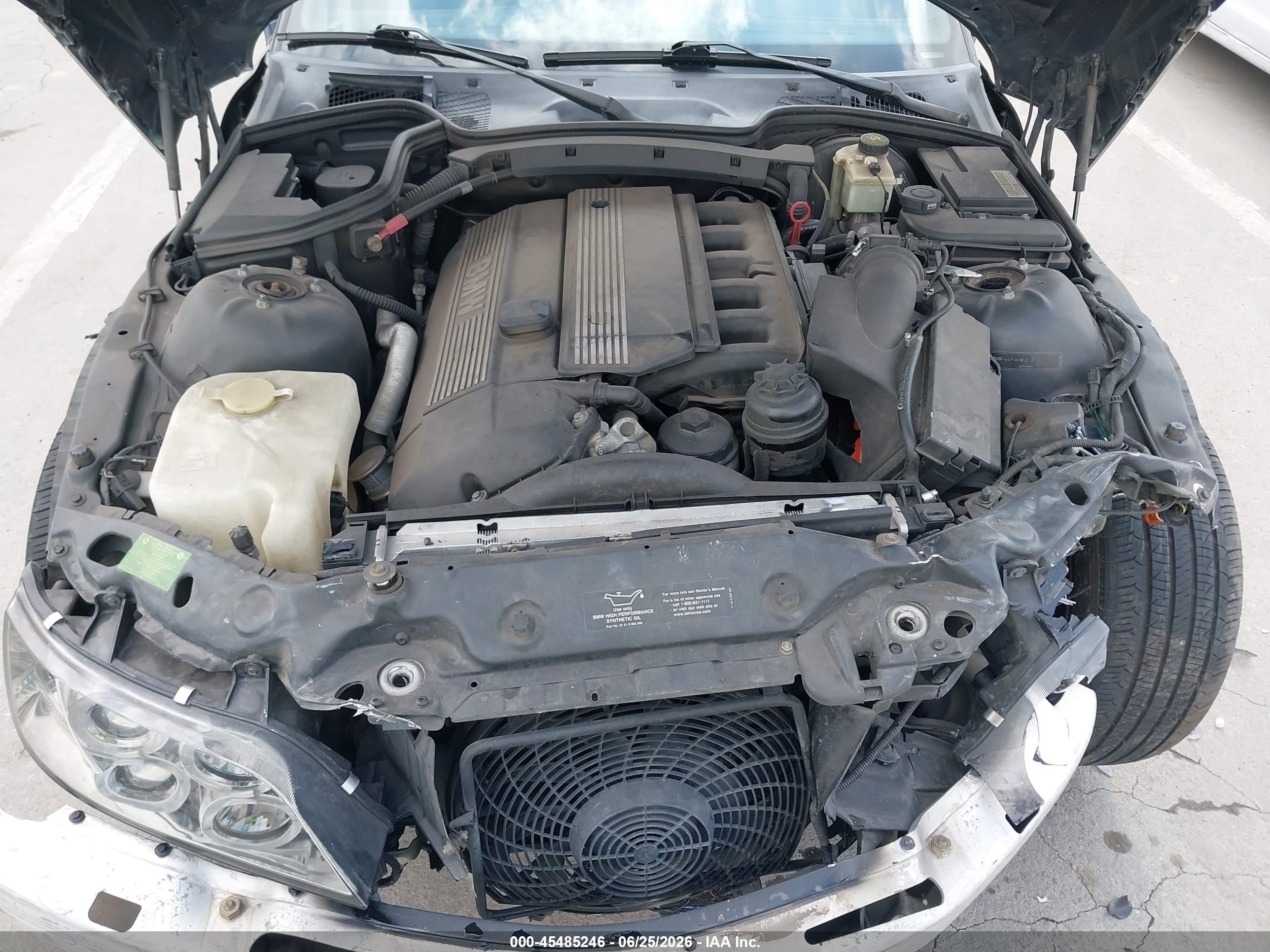2000 Bmw Z3 2.3 Черный vin: WBACH9348YLM91000