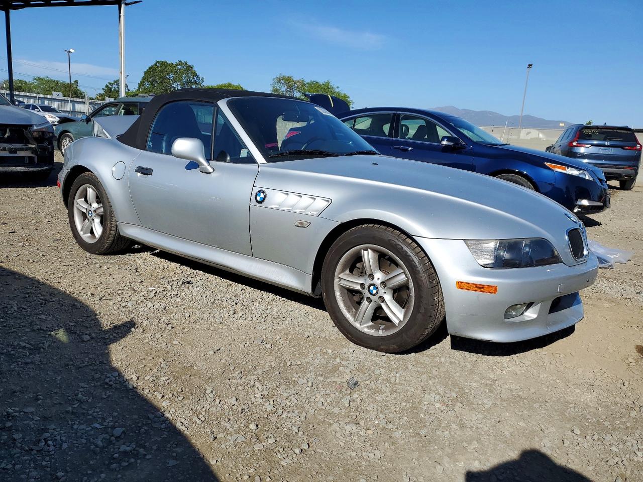2000 Bmw Z3 2.3 Silver vin: WBACH9349YLM91183