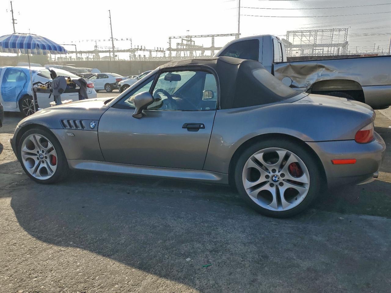 2001 Bmw Z3 2.5 Gray vin: WBACN33401LK48163