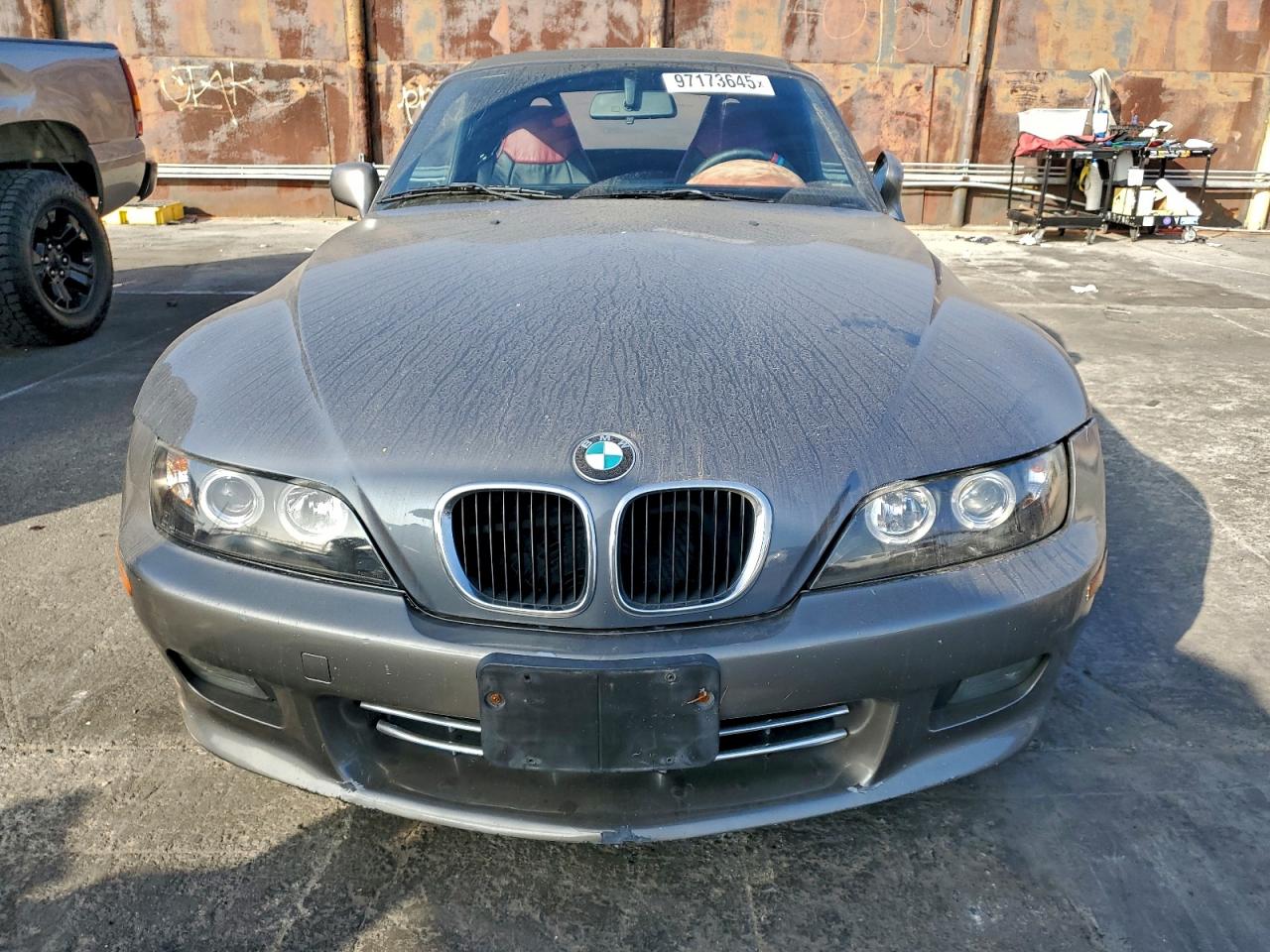 2001 Bmw Z3 2.5 Gray vin: WBACN33401LK48163