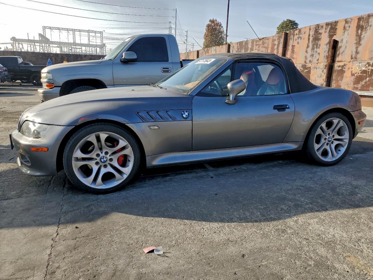 2001 Bmw Z3 2.5 Gray vin: WBACN33401LK48163