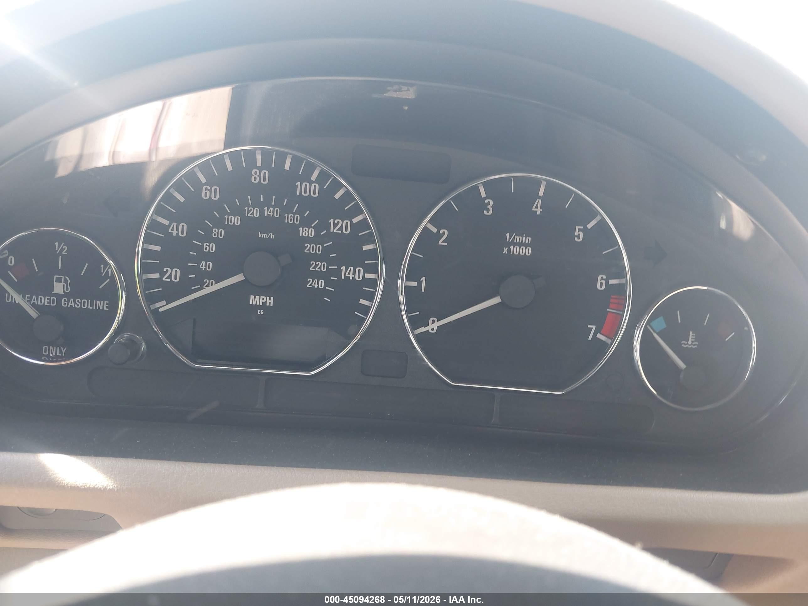 2001 Bmw Z3 2.5i Blue vin: WBACN33401LM00443