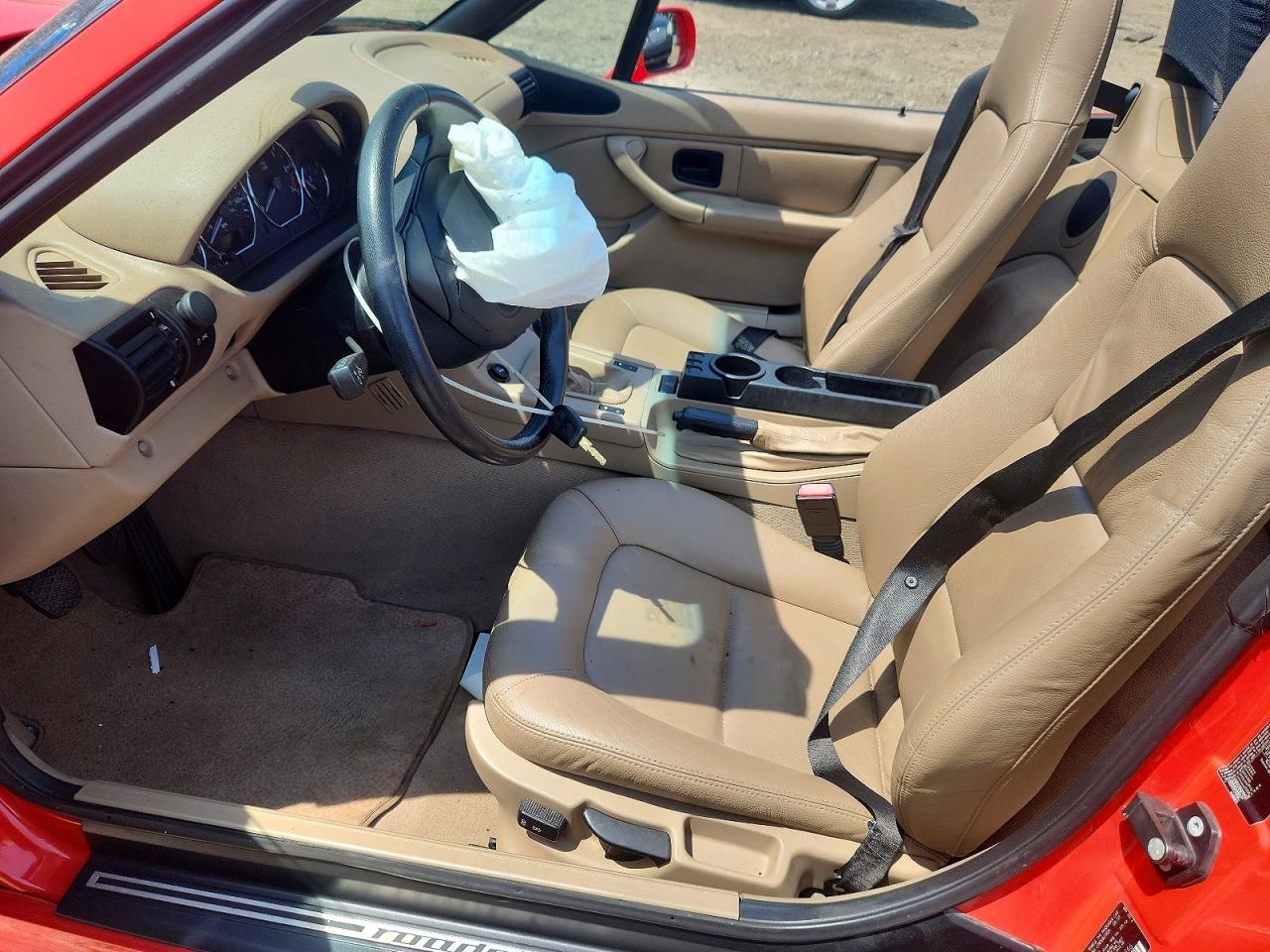 2001 Bmw Z3 Red vin: WBACN33421LK49346