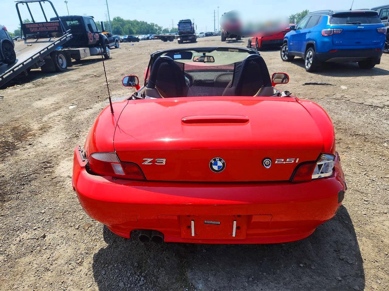 2001 Bmw Z3 Red vin: WBACN33421LK49346