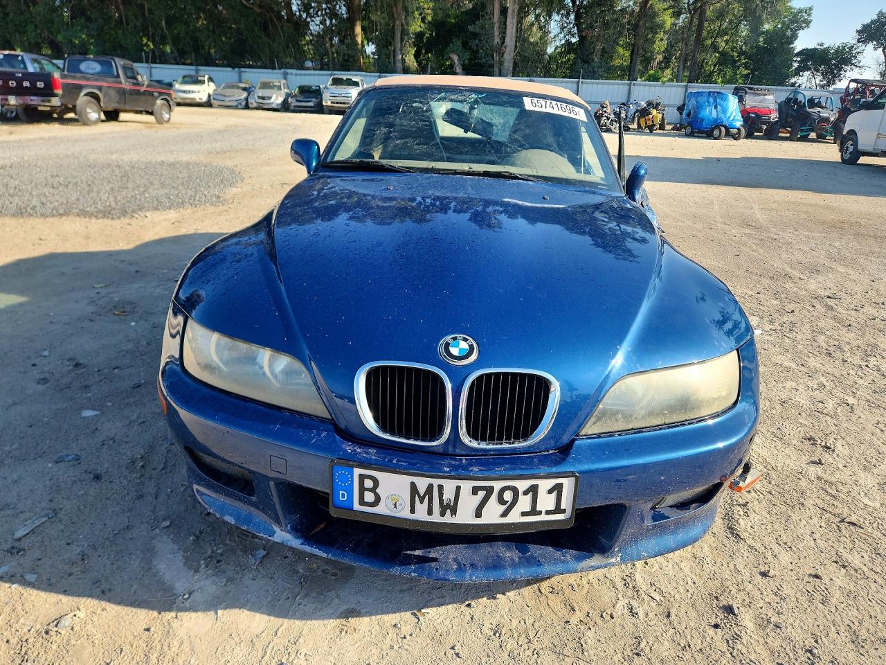 2001 Bmw Z3 2.5 Blue vin: WBACN33431LM02719