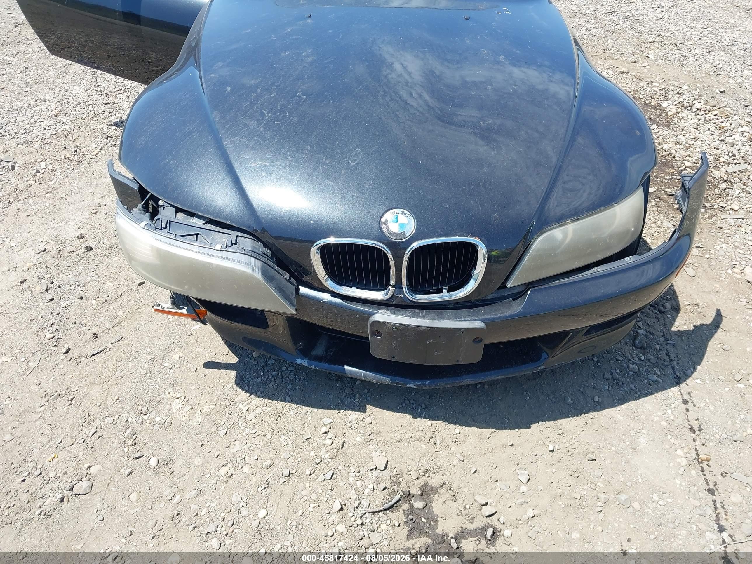 2001 Bmw Z3 2.5i Черный vin: WBACN33441LM00140