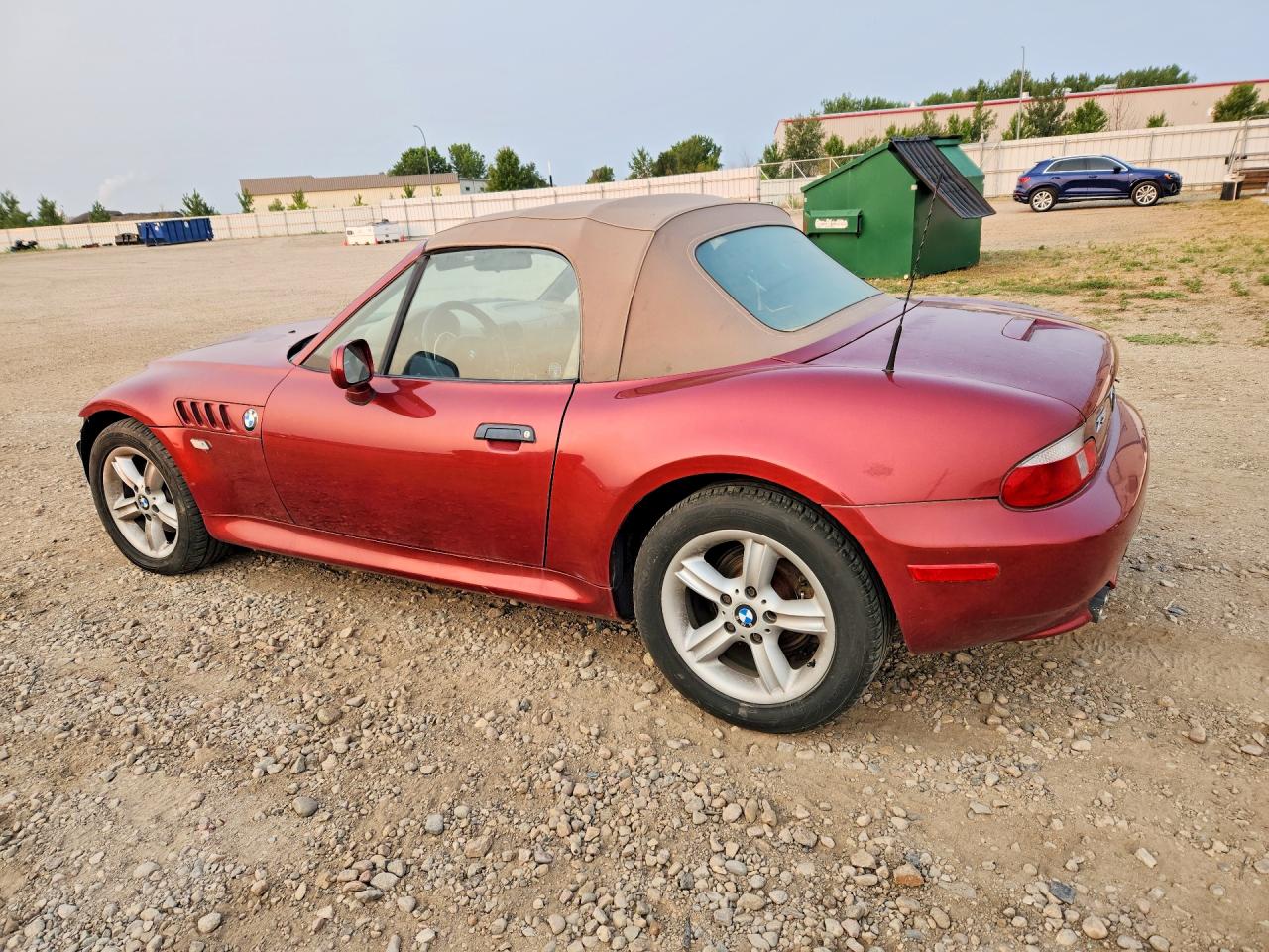 2001 Bmw Z3 2.5 Burgundy vin: WBACN33451LM01555