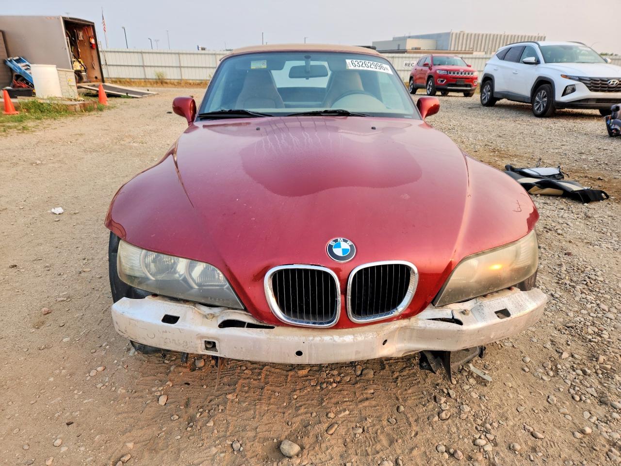 2001 Bmw Z3 2.5 Burgundy vin: WBACN33451LM01555