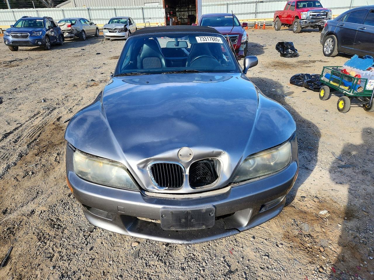 2001 Bmw Z3 2.5 Gray vin: WBACN33481LM03994
