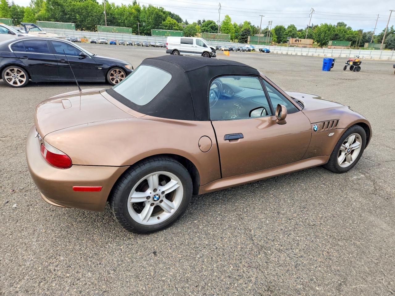2001 Bmw Z3 2.5 Brown vin: WBACN33491LM02420