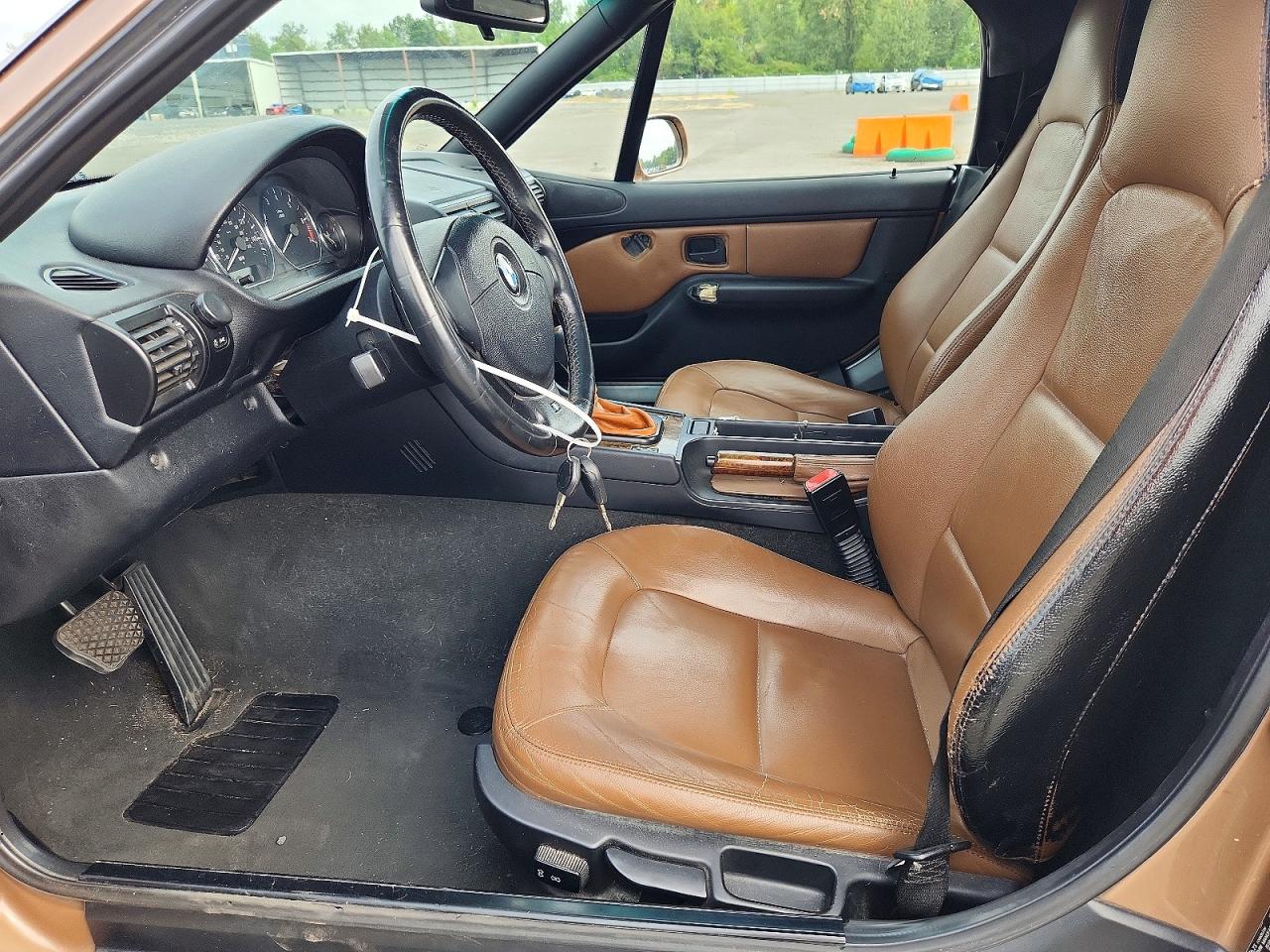 2001 Bmw Z3 2.5 Brown vin: WBACN33491LM02420