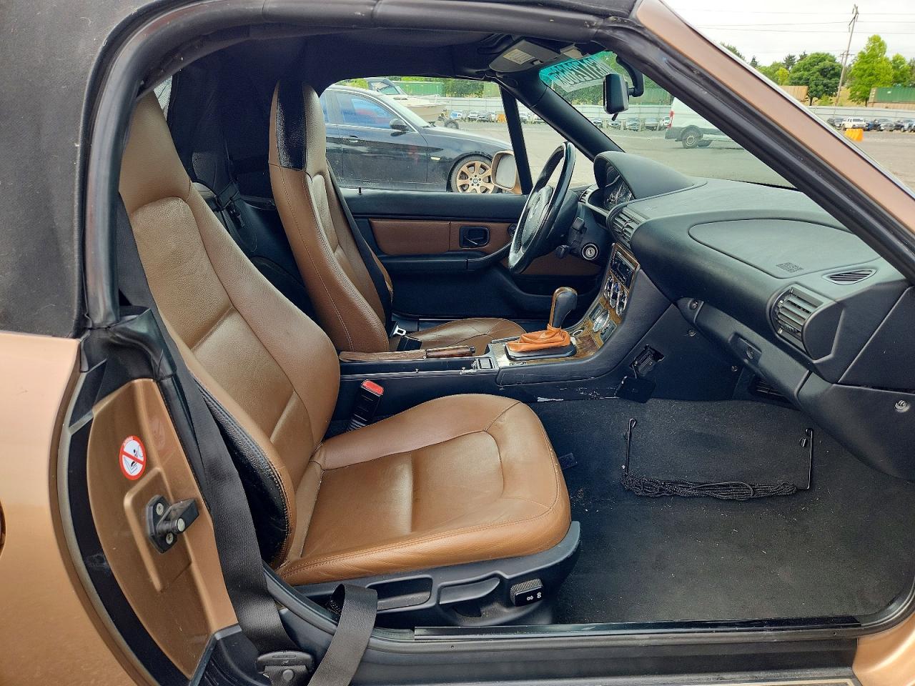 2001 Bmw Z3 2.5 Brown vin: WBACN33491LM02420