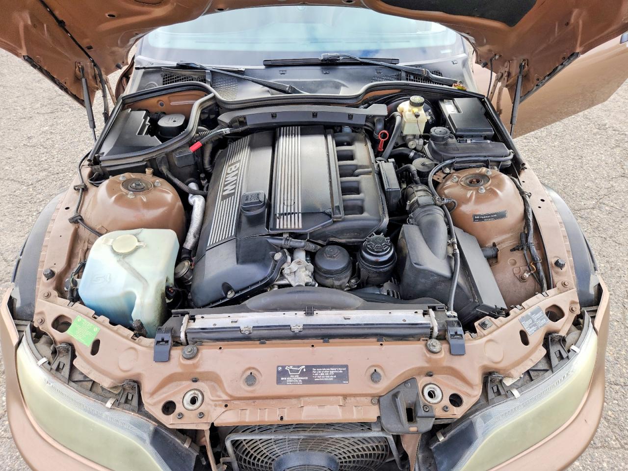 2001 Bmw Z3 2.5 Brown vin: WBACN33491LM02420