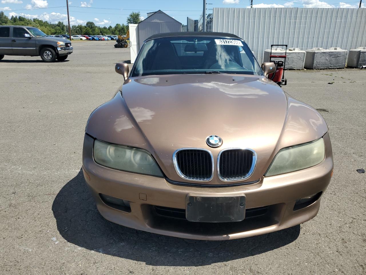 2001 Bmw Z3 2.5 Brown vin: WBACN33491LM02420 Damage: Left Head Lamp, Faded, Repair Required