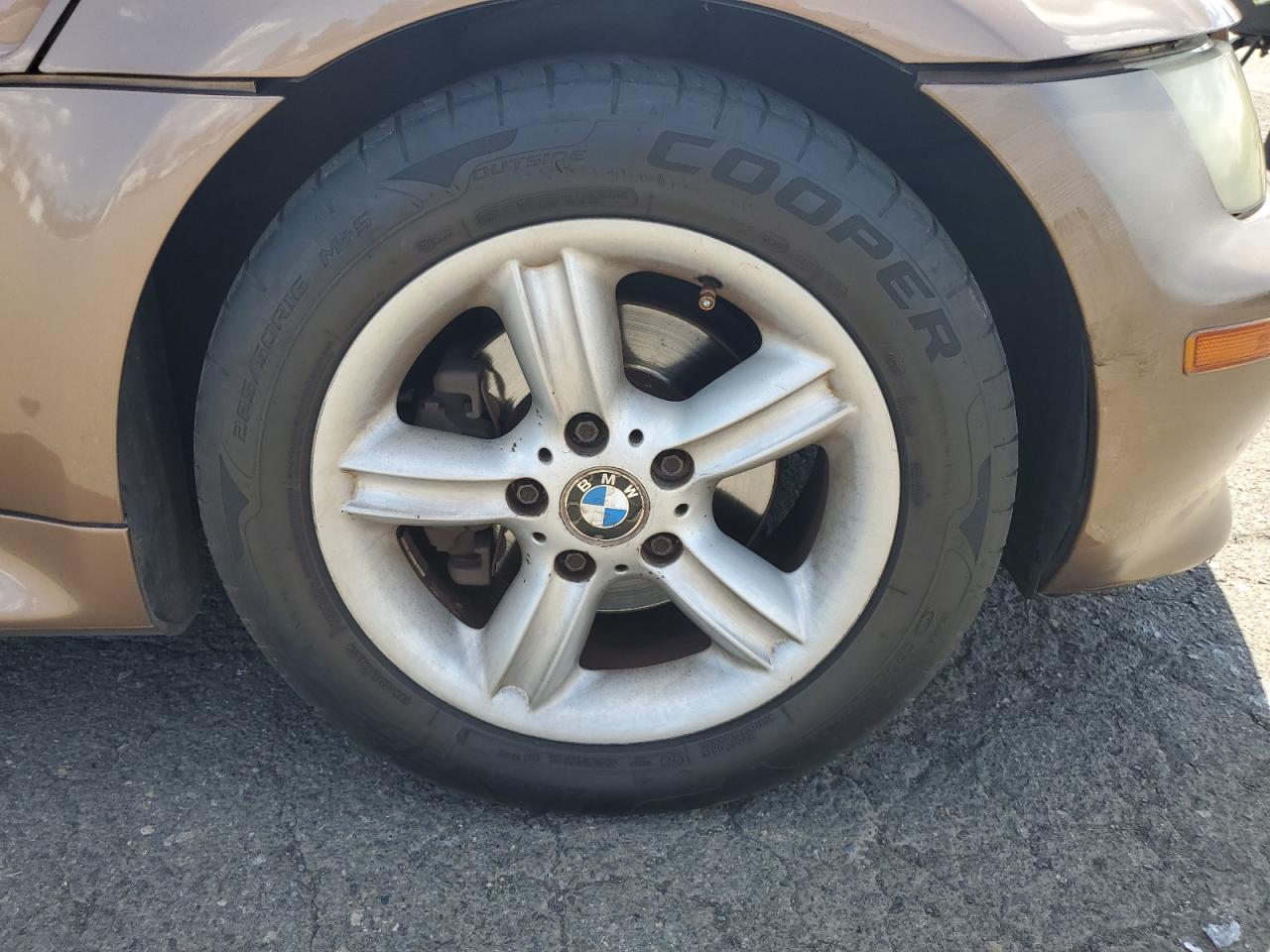 2001 Bmw Z3 2.5 Brown vin: WBACN33491LM02420 Damage: Right Front Wheel, Curb Rash, 1 To 2 Inches